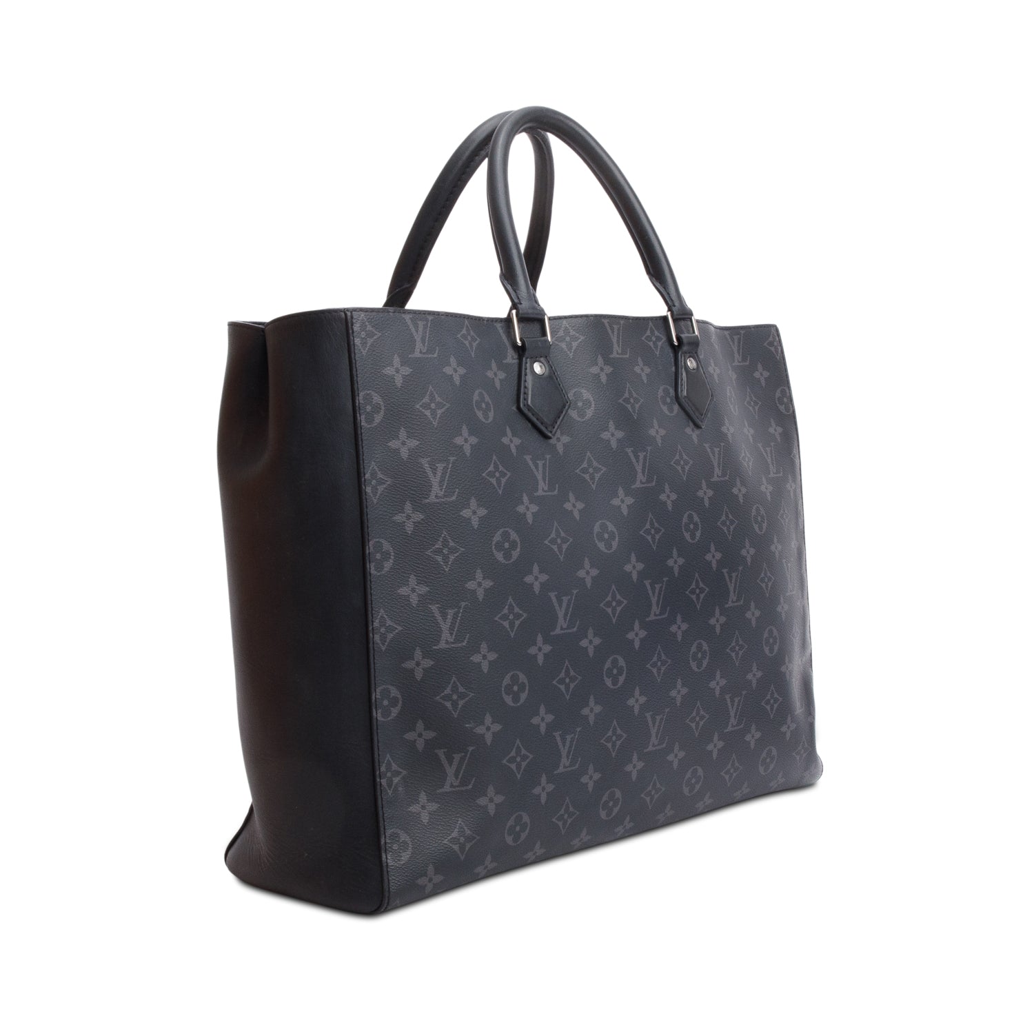 Louis Vuitton 2021 Black Monogram Eclipse Grand Sac w/ Pouch, Box & Receipt