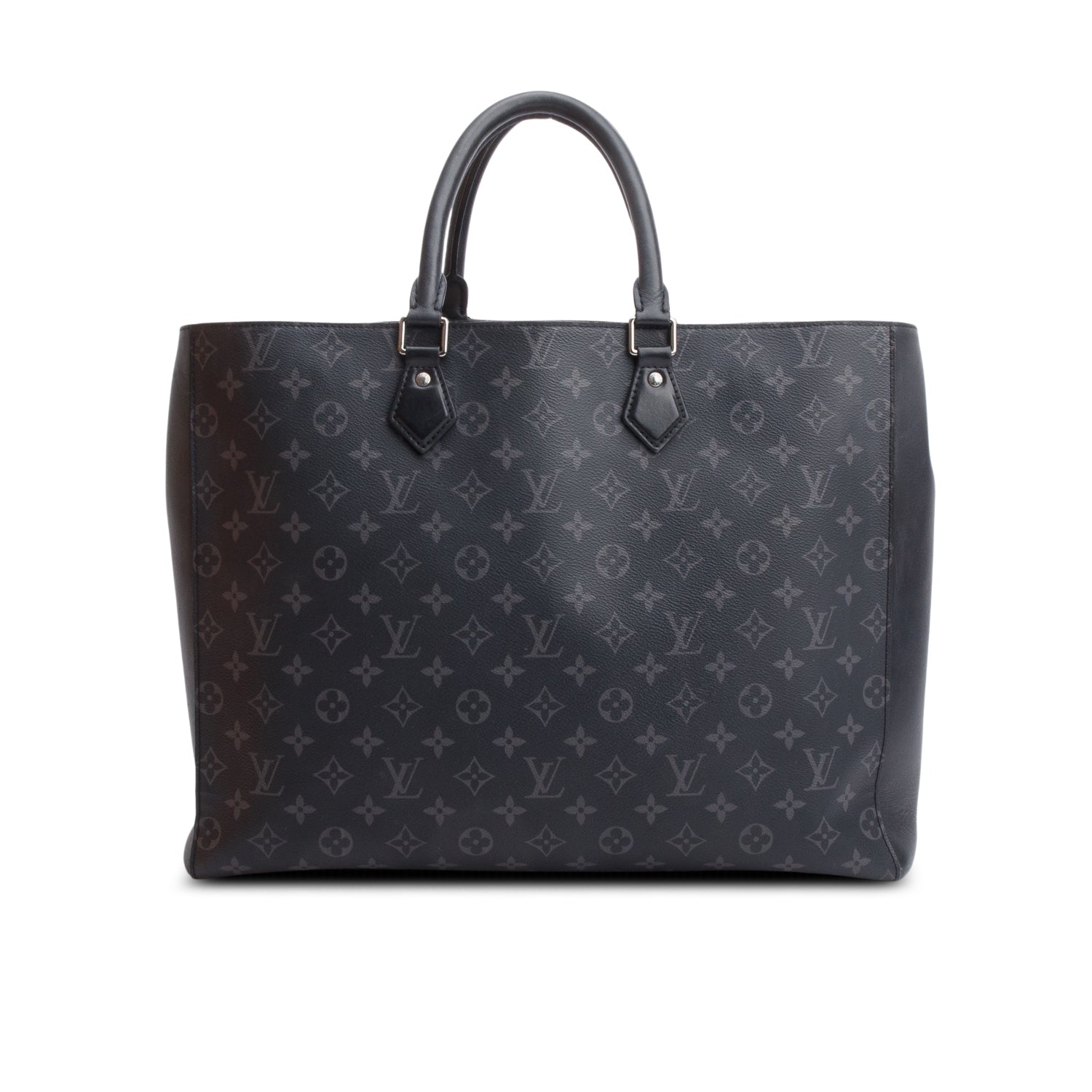 Louis Vuitton 2021 Black Monogram Eclipse Grand Sac w/ Pouch, Box & Receipt