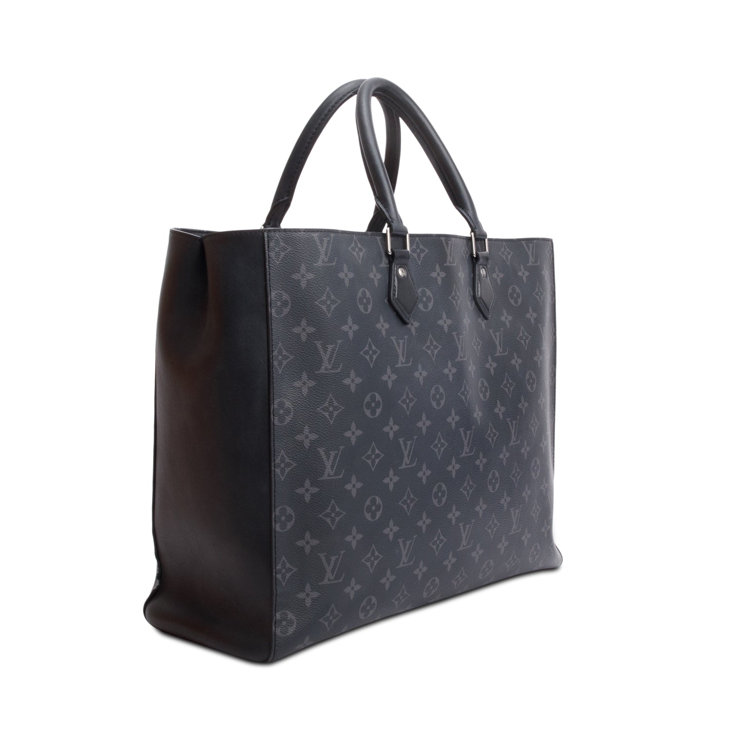 Louis Vuitton 2021 Black Monogram Eclipse Grand Sac w/ Pouch, Box & Receipt