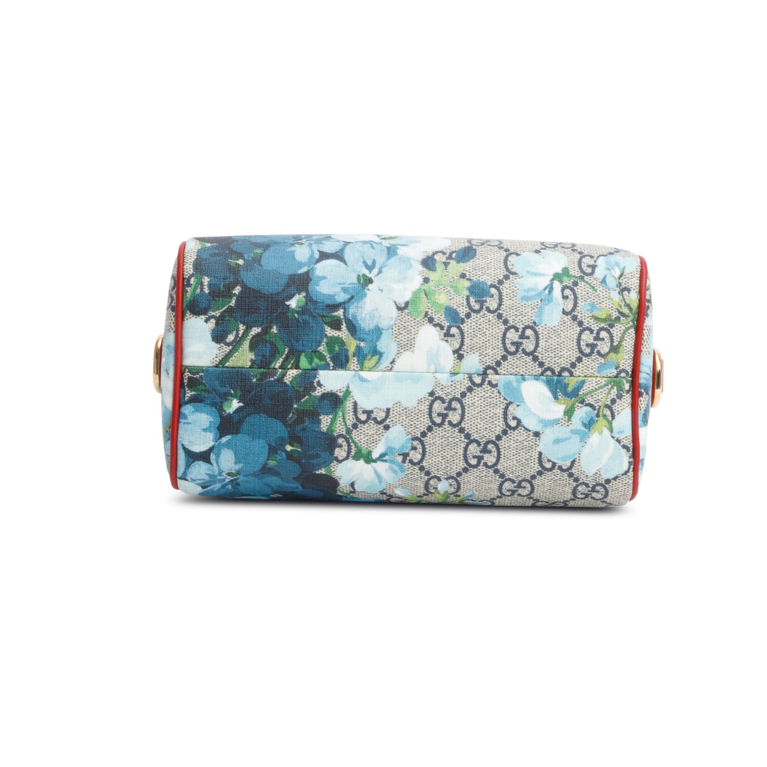 Gucci GG Supreme Monogram Blooms Nano Boston Bag w/ Strap