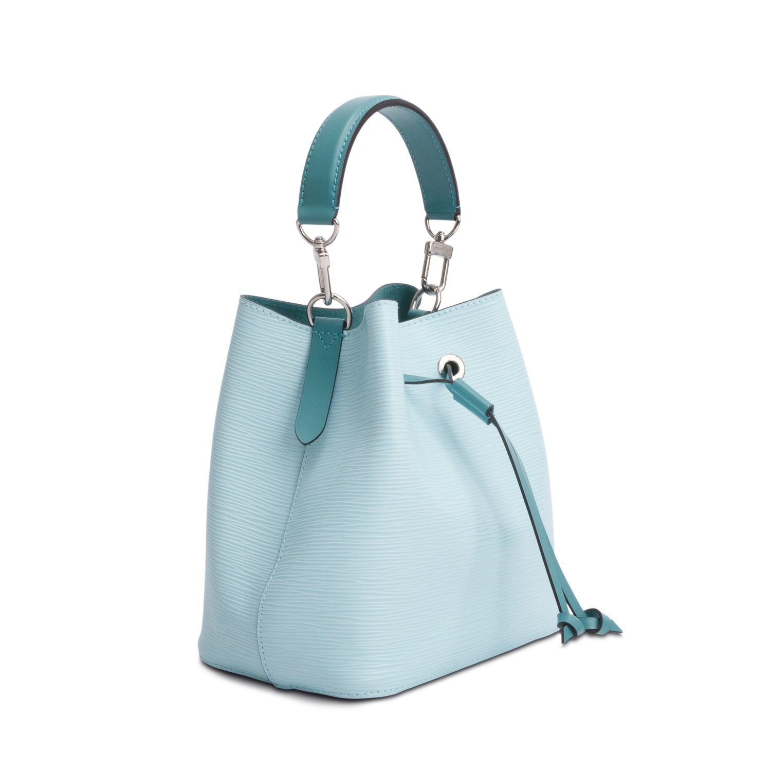 Louis Vuitton Blue Epi Leather Noe BB Bucket Bag w/ Straps