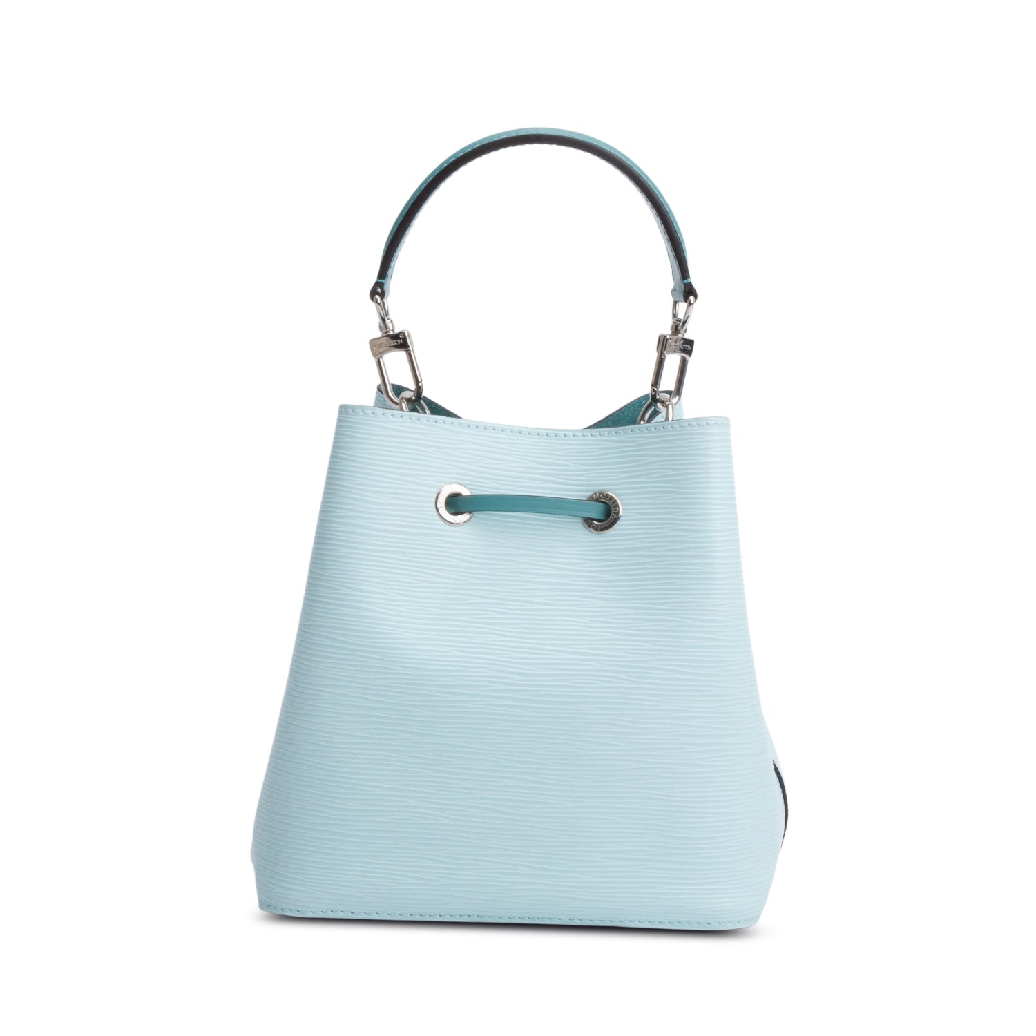 Louis Vuitton Blue Epi Leather Noe BB Bucket Bag w/ Straps