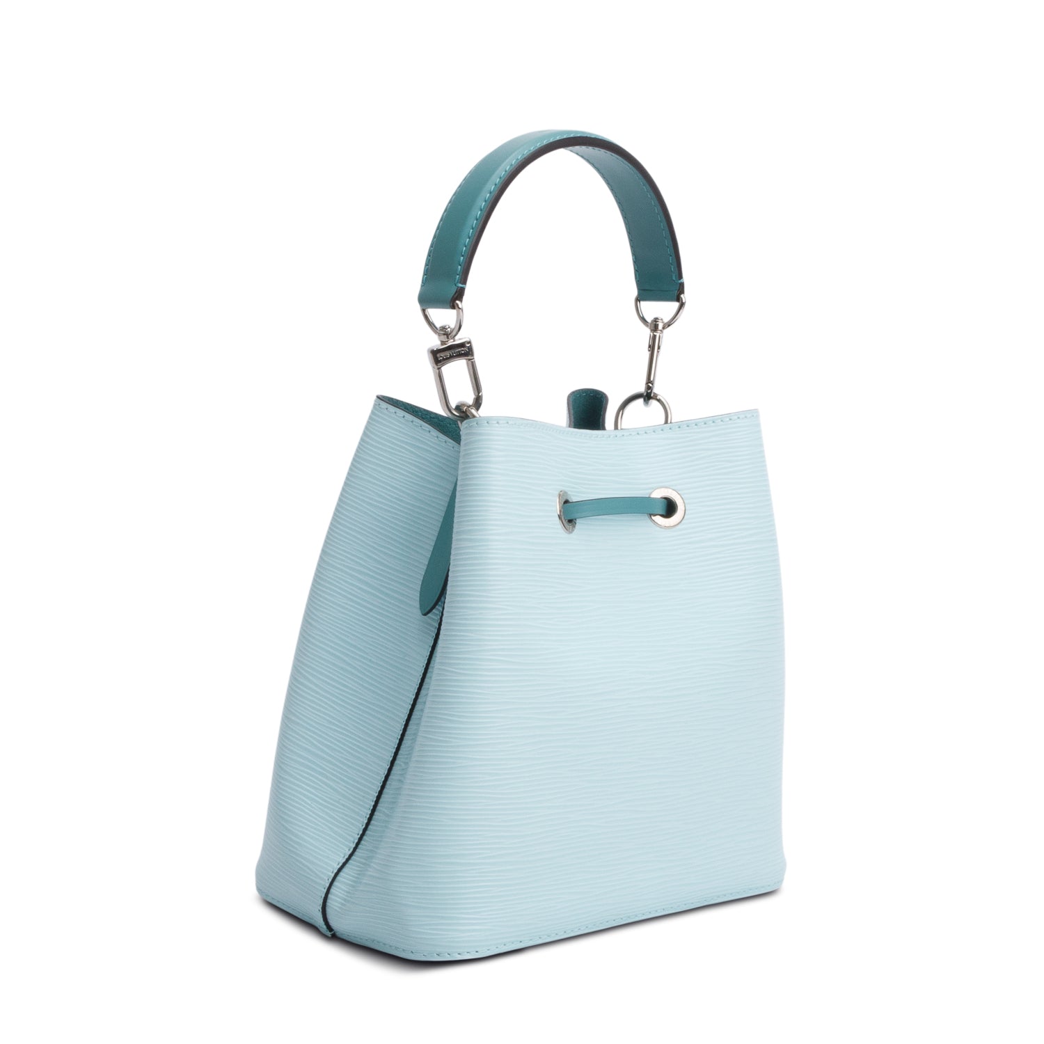 Louis Vuitton Blue Epi Leather Noe BB Bucket Bag w/ Straps