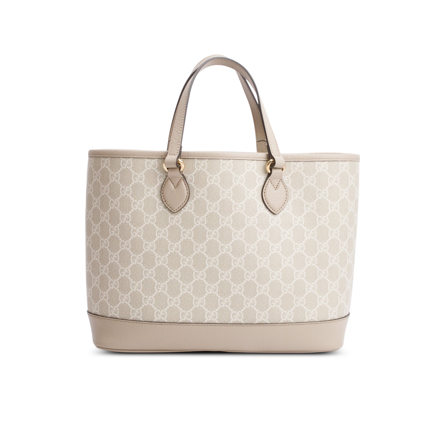 Gucci 2024 Beige Supreme Monogram Small Ophidia Tote w/ Box & Receipt