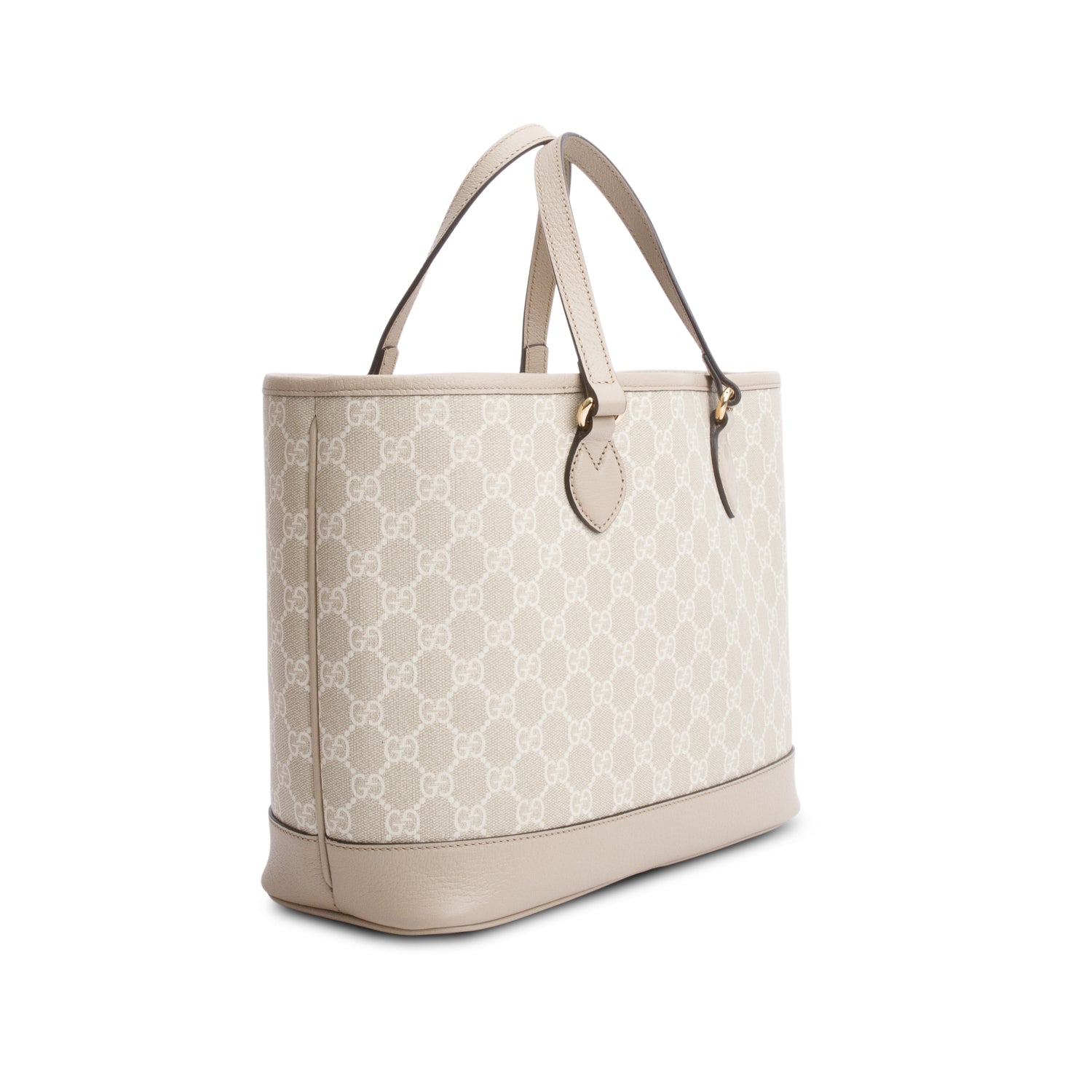 Gucci 2024 Beige Supreme Monogram Small Ophidia Tote w/ Box & Receipt