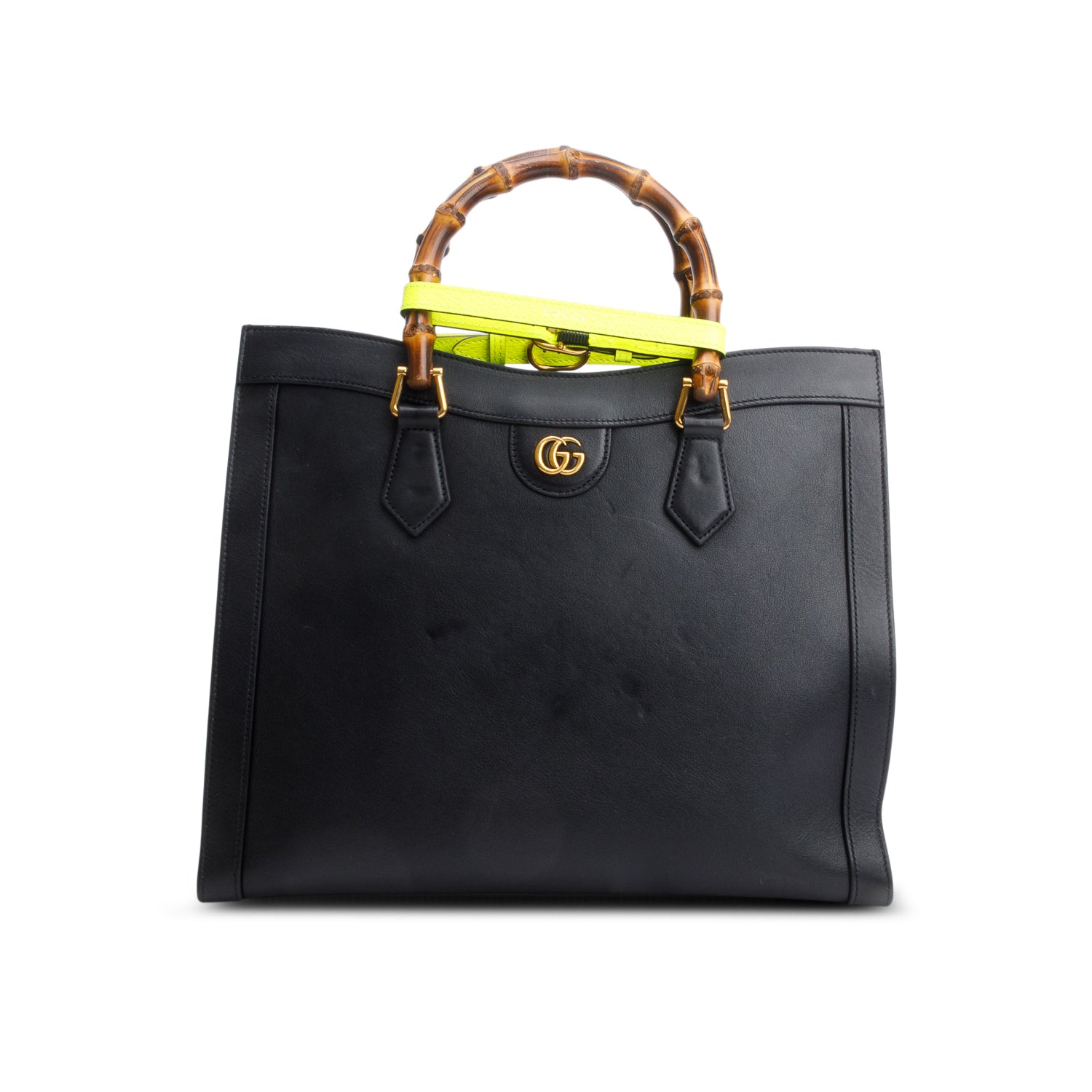 Gucci Black Calfskin Large Diana Tote w/ Box & Receipt