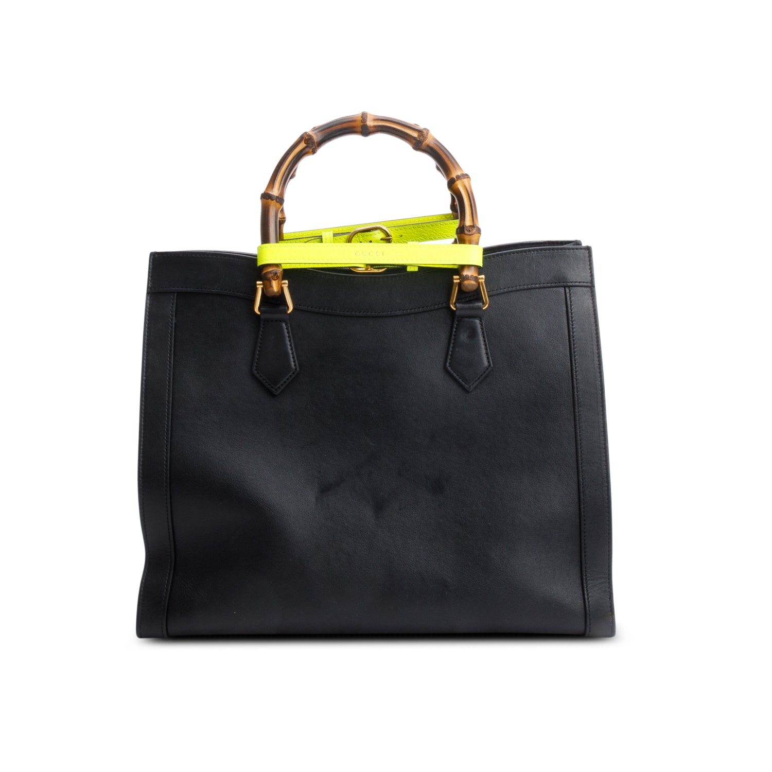 Gucci Black Calfskin Large Diana Tote w/ Box & Receipt