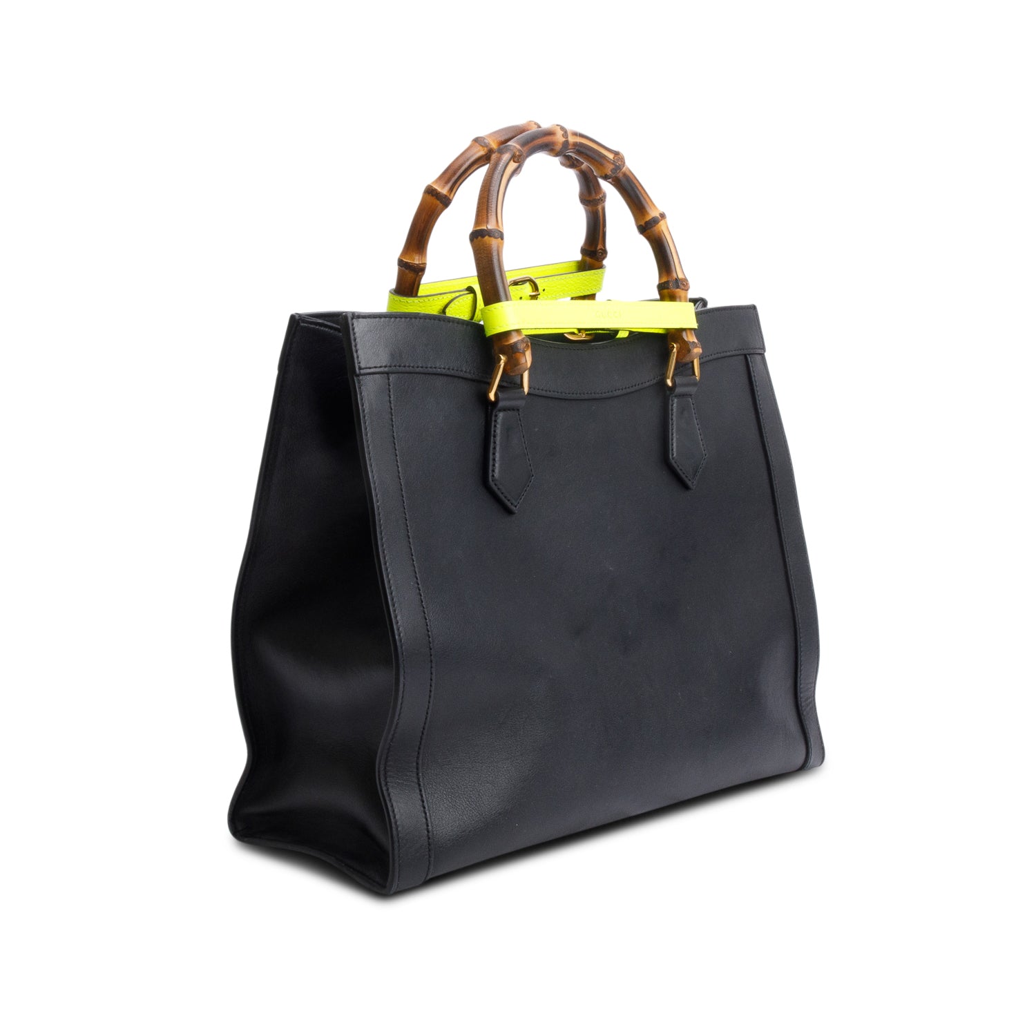 Gucci Black Calfskin Large Diana Tote w/ Box & Receipt