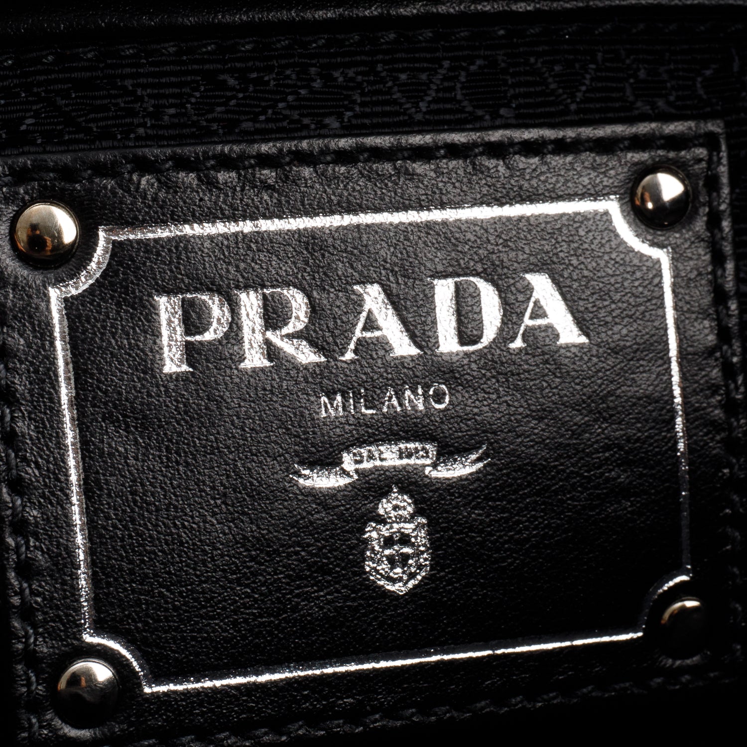 Prada Black Nylon Tessuto Solf Calf Tote w/ Strap
