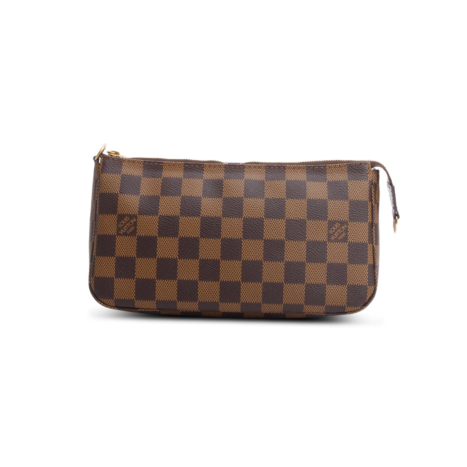 Louis Vuitton Damier Ebene Pochette Accessories w/ Strap