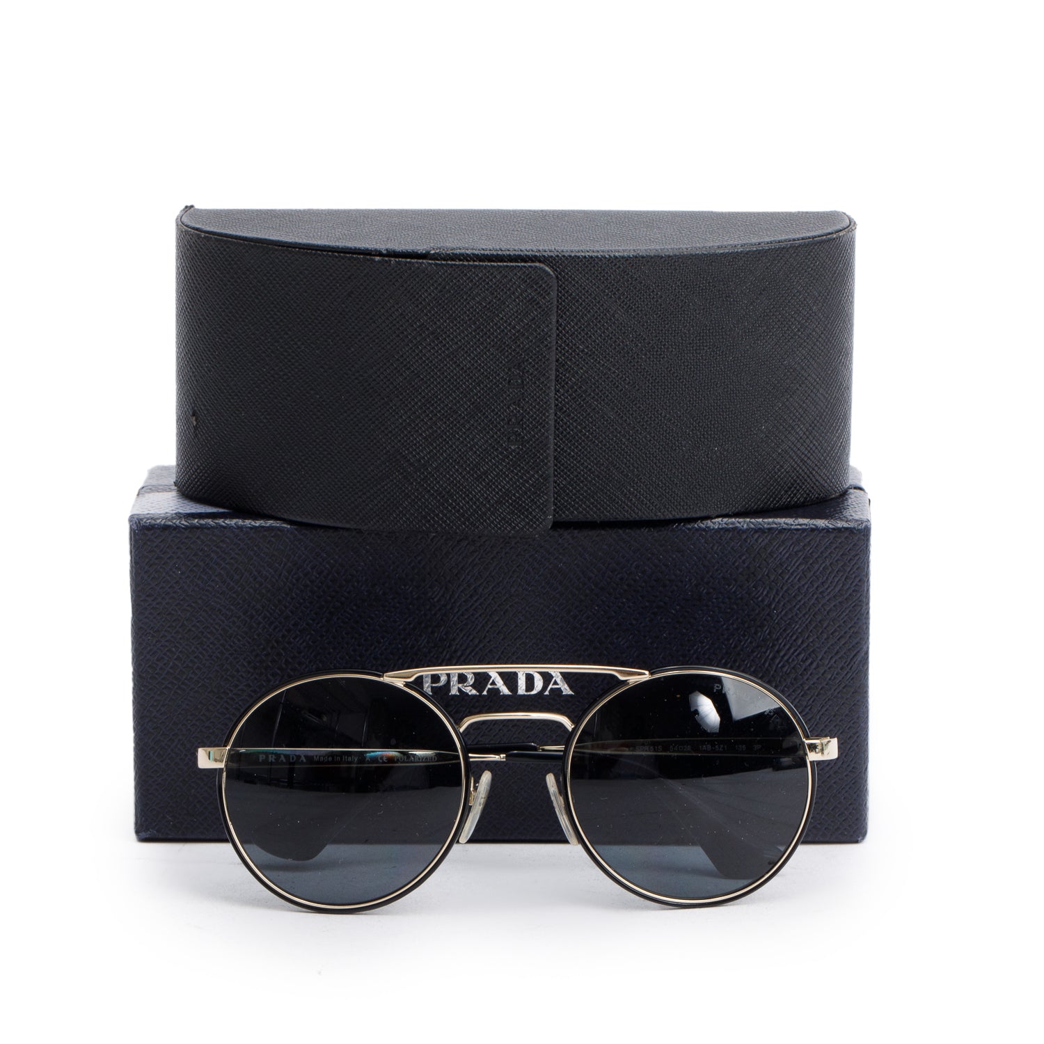 Prada SPR 51S Round Sunglasses w/ Box & Case