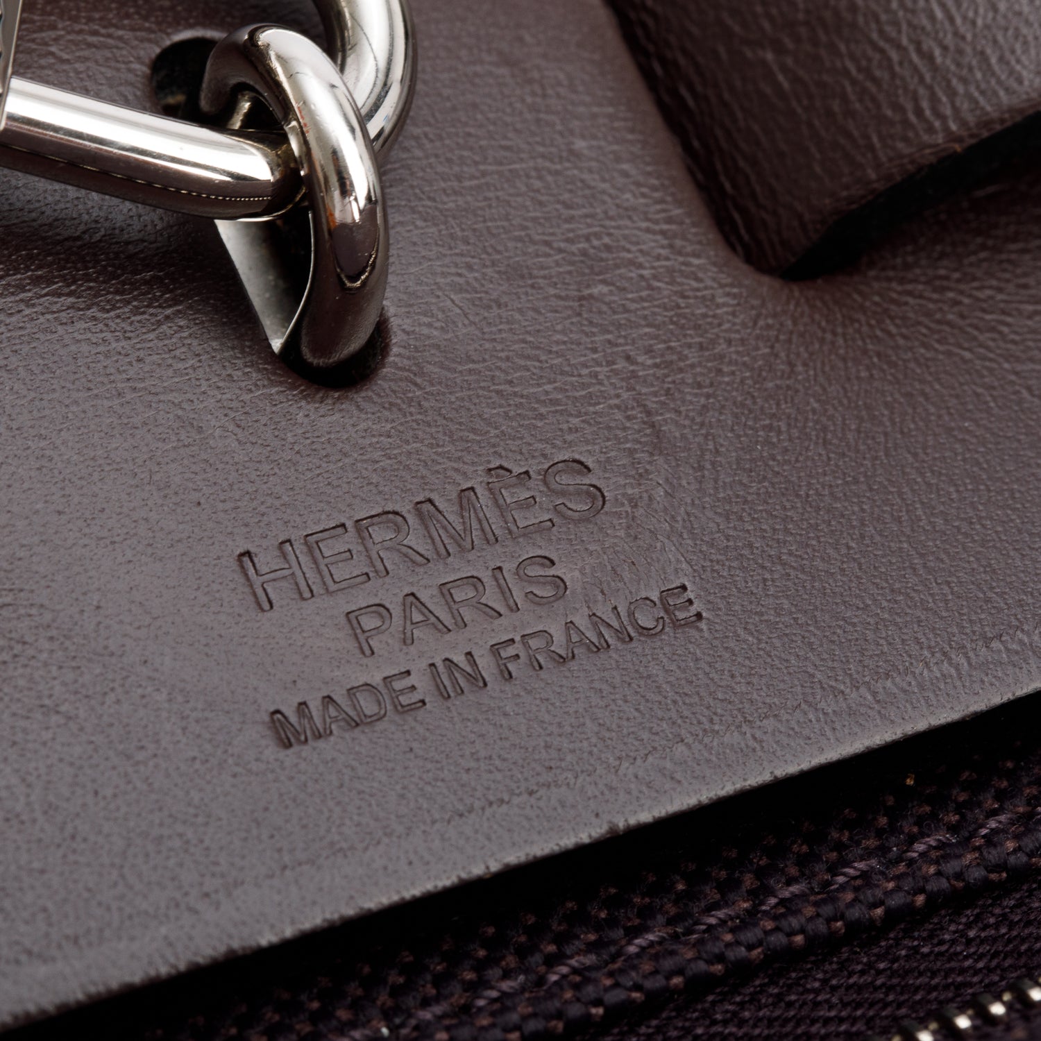 Hermes Cassis/Indigo Toile Ebene Vache Hunter Herbag Zip 31 w/ Pouch & Box