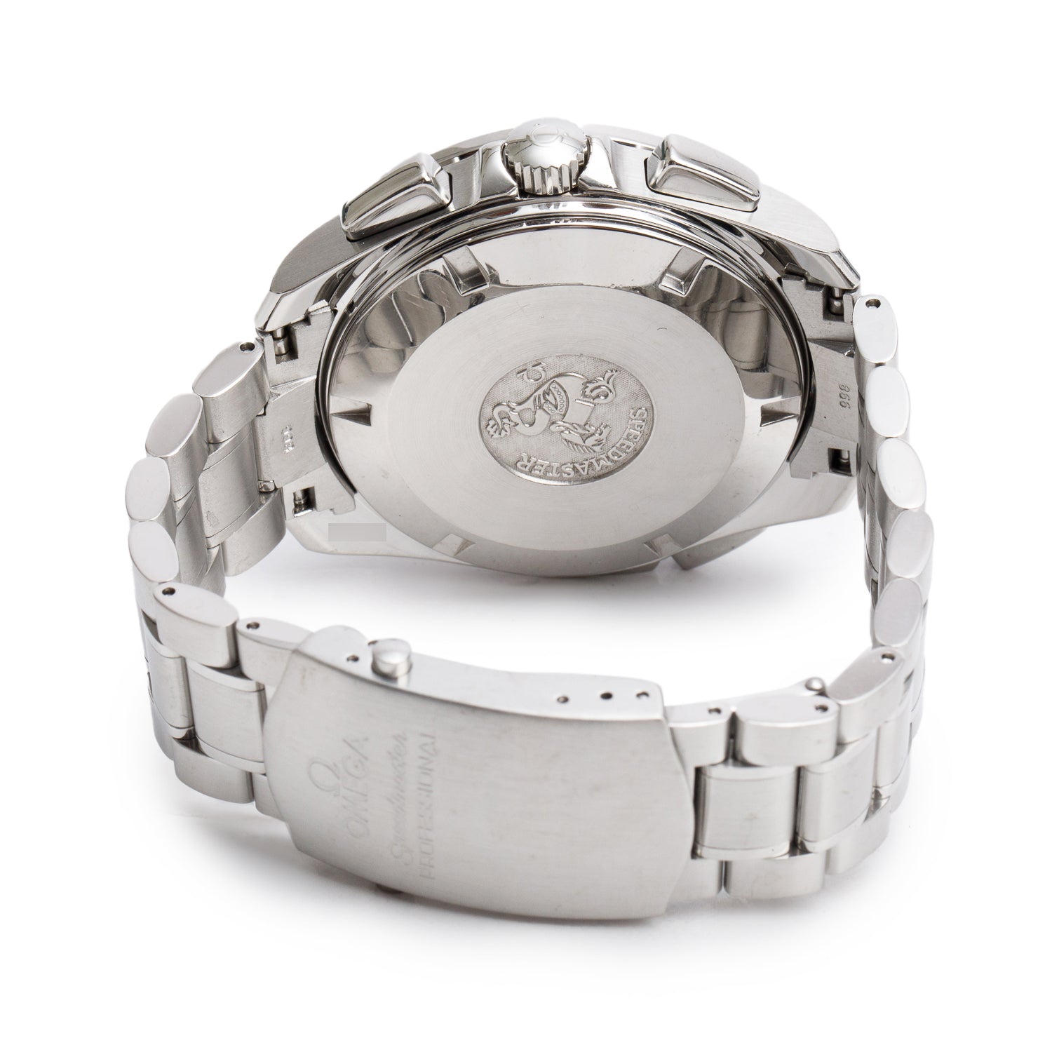 Omega Stainless Steel Speedmaster Split Seconds Rattrapante 42 MM Automatic Chronograph Watch Black Dial w/ Box