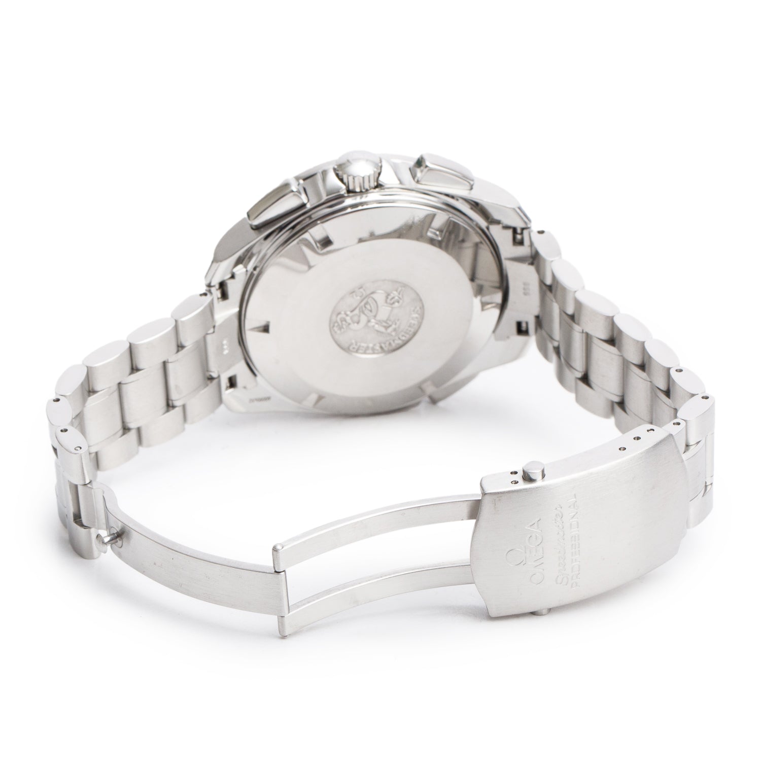 Omega Stainless Steel Speedmaster Split Seconds Rattrapante 42 MM Automatic Chronograph Watch Black Dial w/ Box