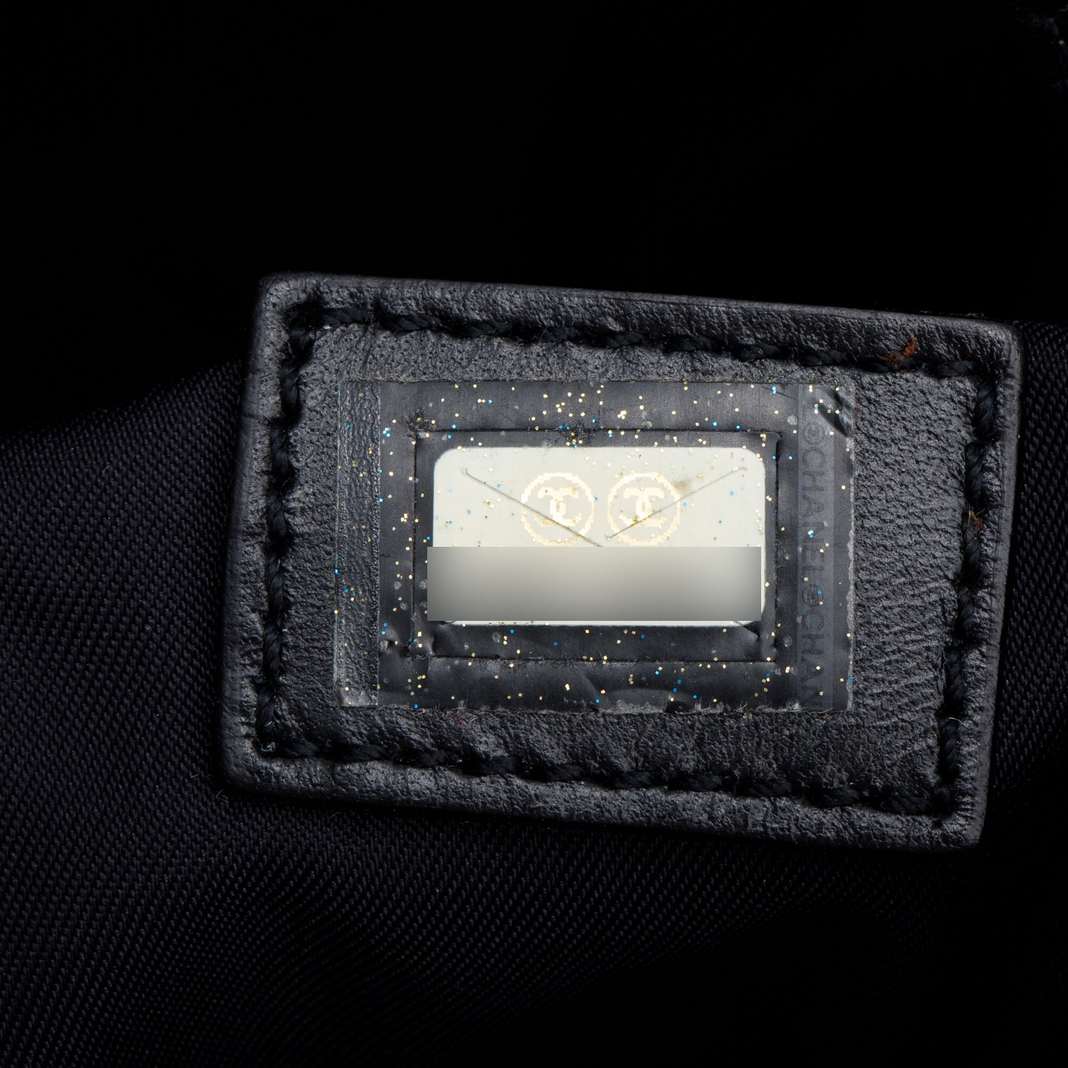 Chanel Black Nylon Travel Ligne Bowling Bag w/ Authenticity Card