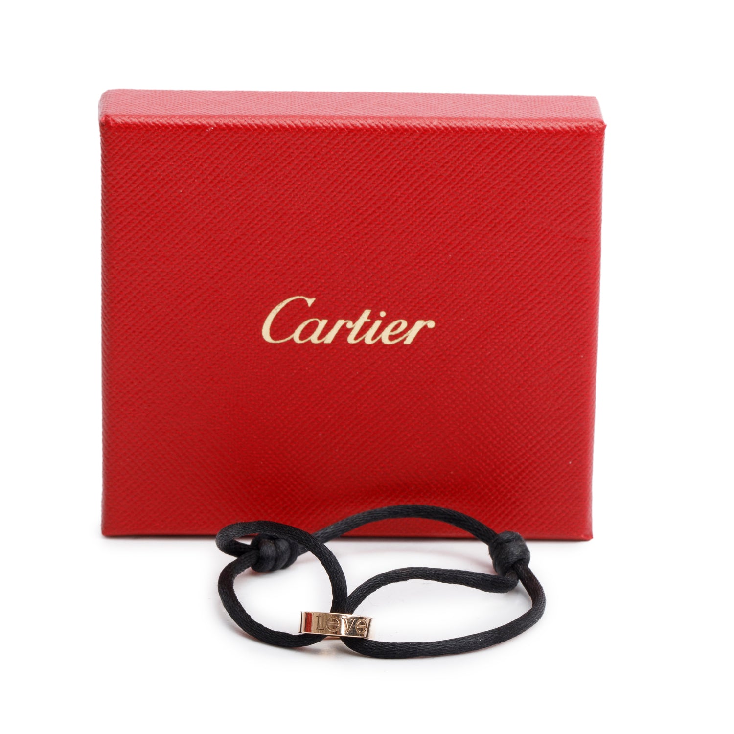 Cartier 18k Rose Gold Love Cord Bracelet w/ Box