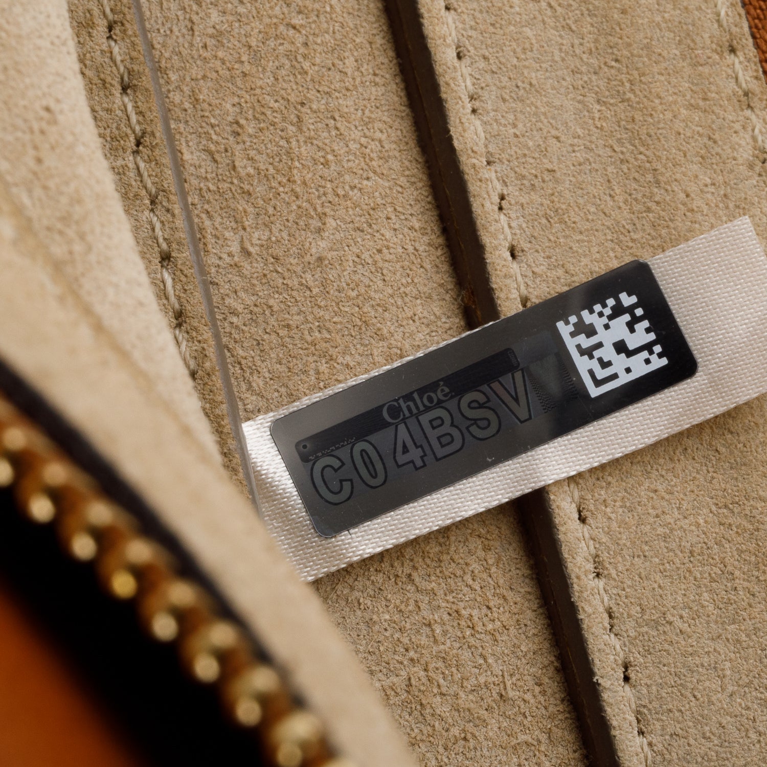 Chloe Tan Suede Small Pixie Crossbody Bag w/ Strap