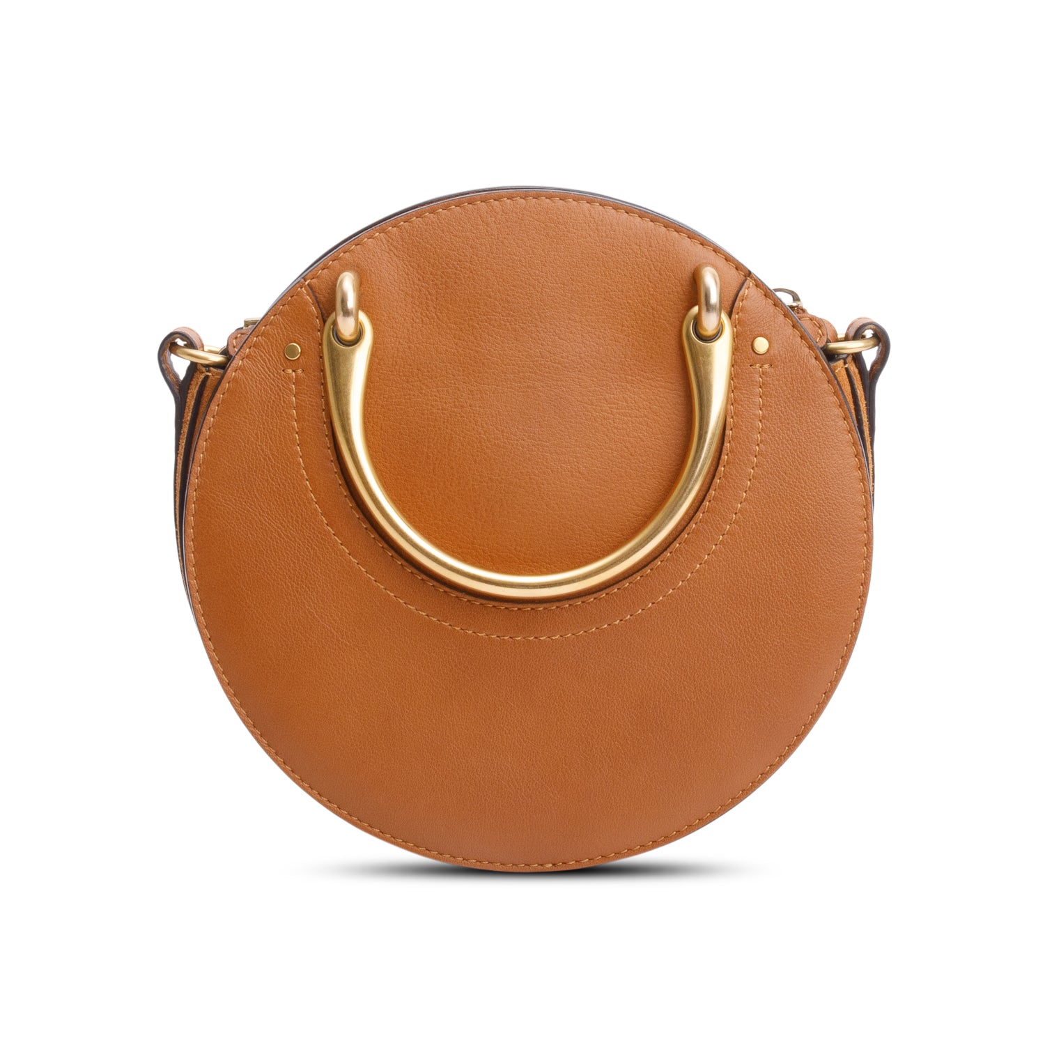 Chloe Tan Suede Small Pixie Crossbody Bag w/ Strap