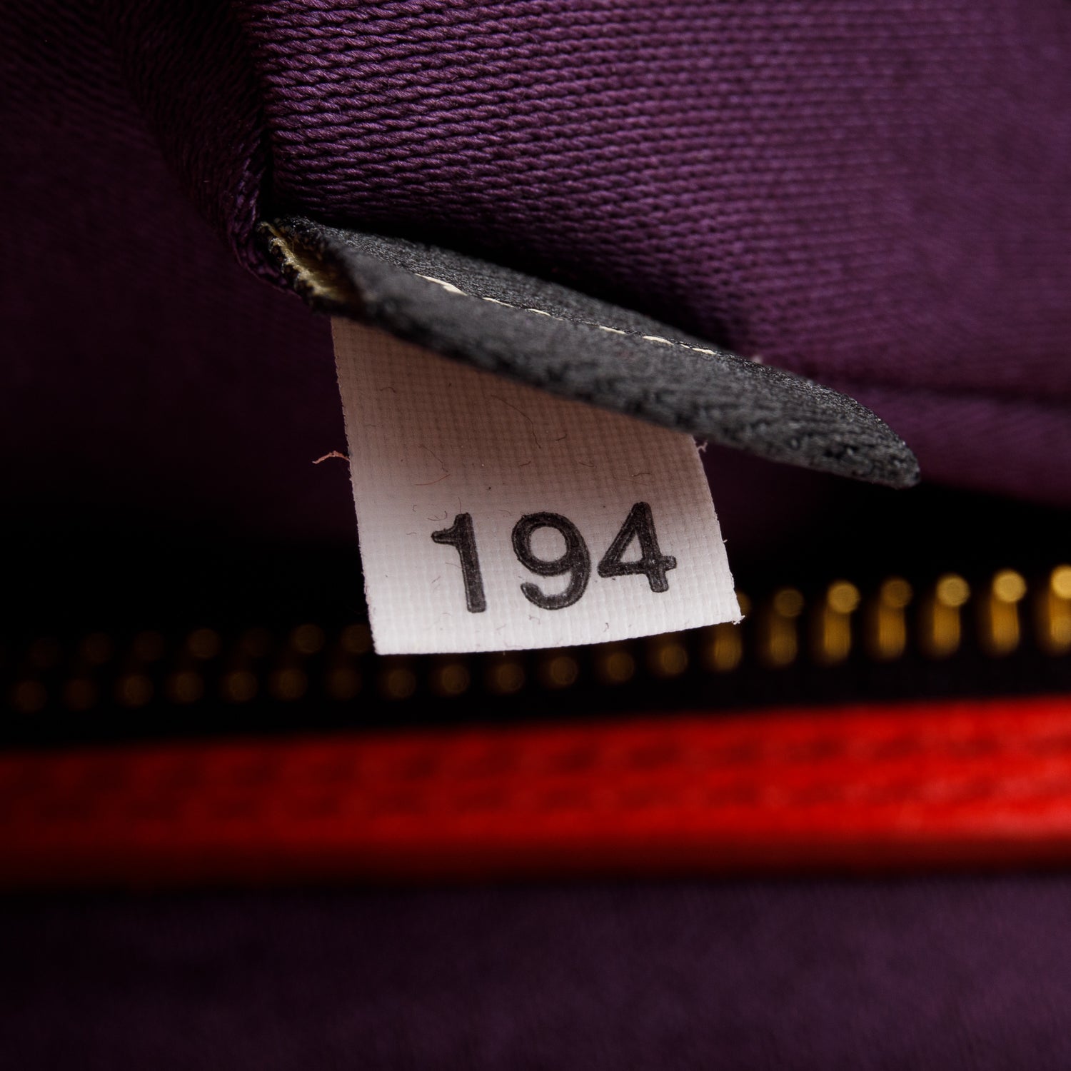 Miu Miu Red Nappa Matelasse Leather Clutch