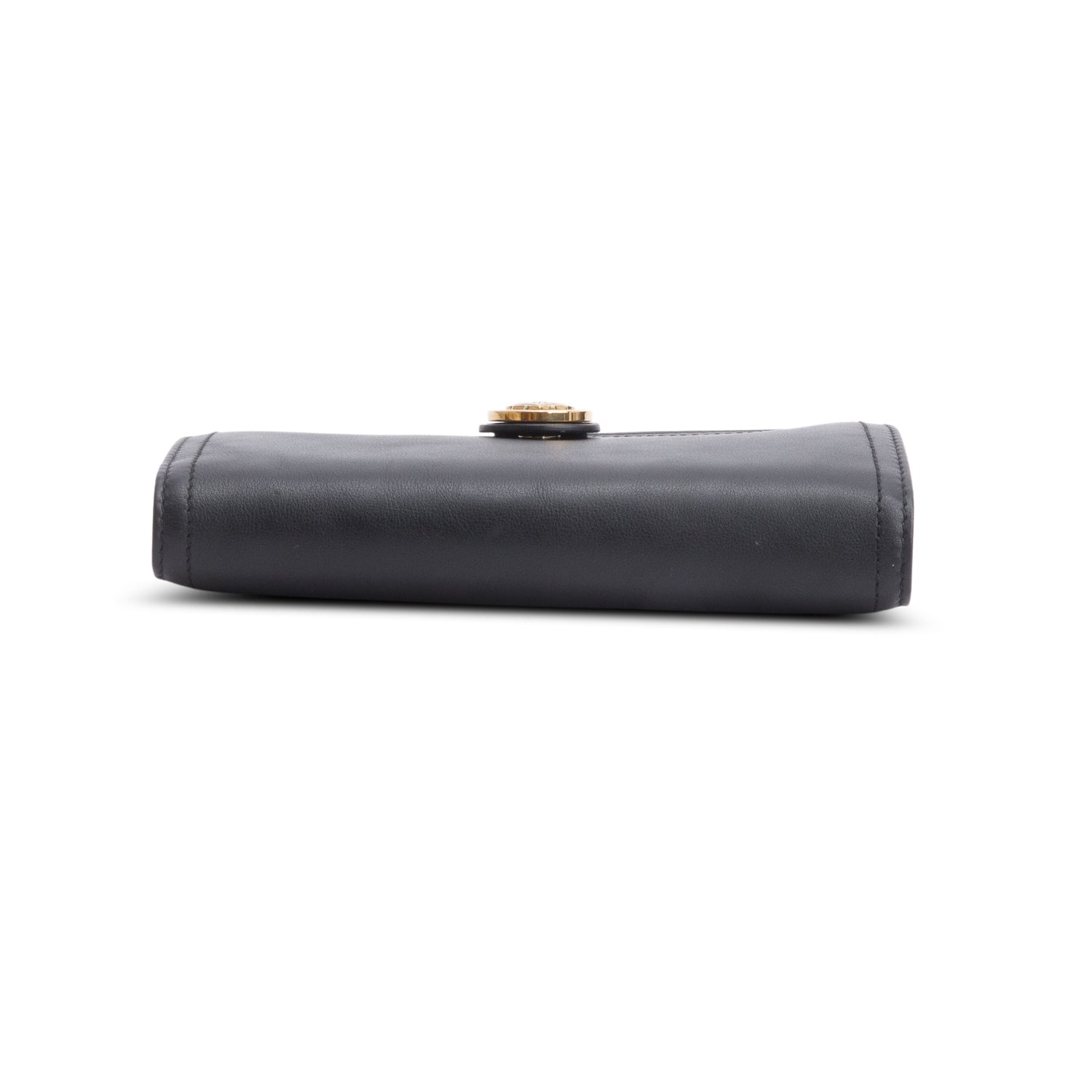 Gucci Black Calfskin Hysteria Continental Wallet w/ Box