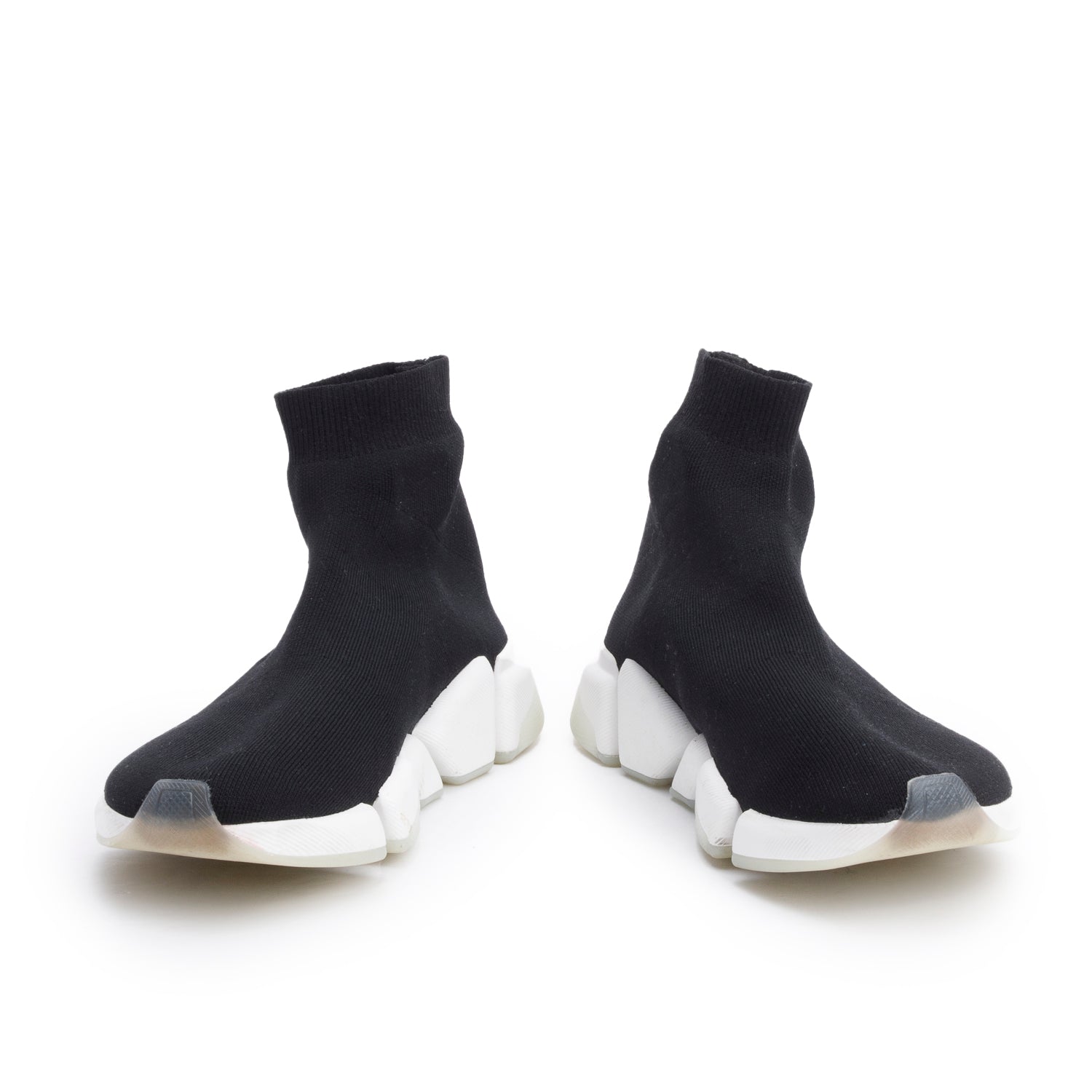 Balenciaga Black Knit Speed Trainer Sock Sneaker, Men's Size  43 w/ Box