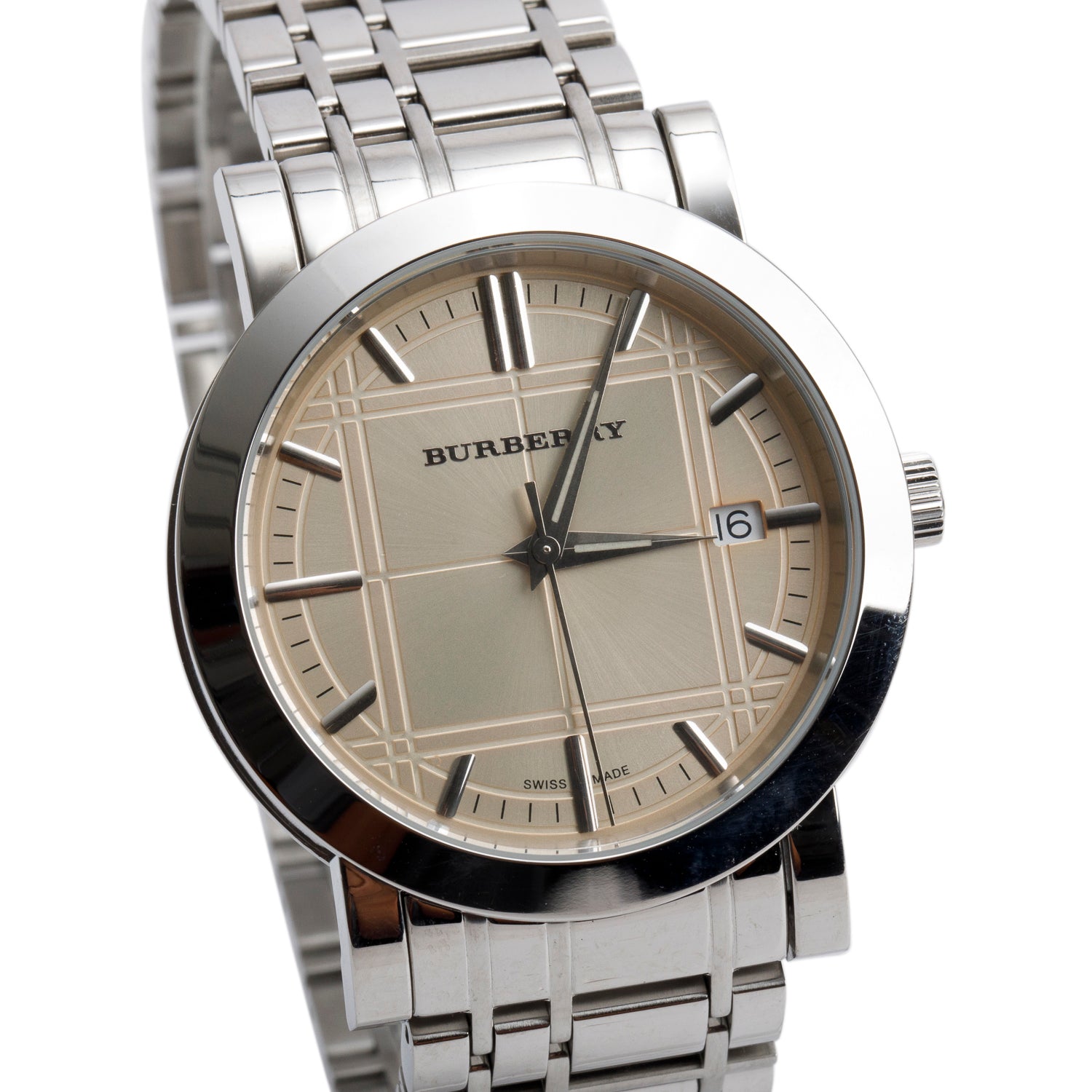 Burberry Stainless Steel BU1352 Heritage 38 MM Watch