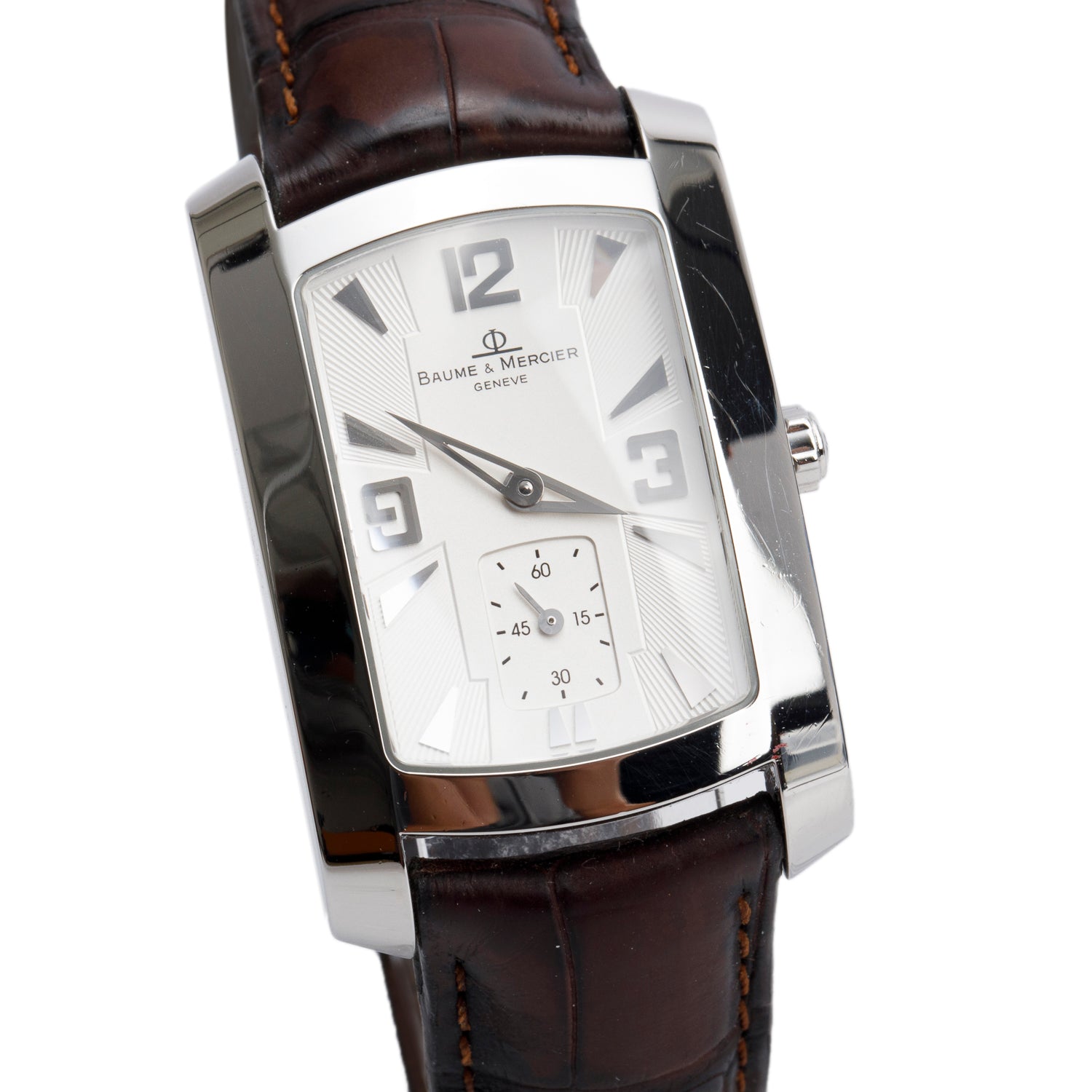 Baume & Mercier Stainless Steel Hampton Milleis Quartz Watch w/ Box & Papers