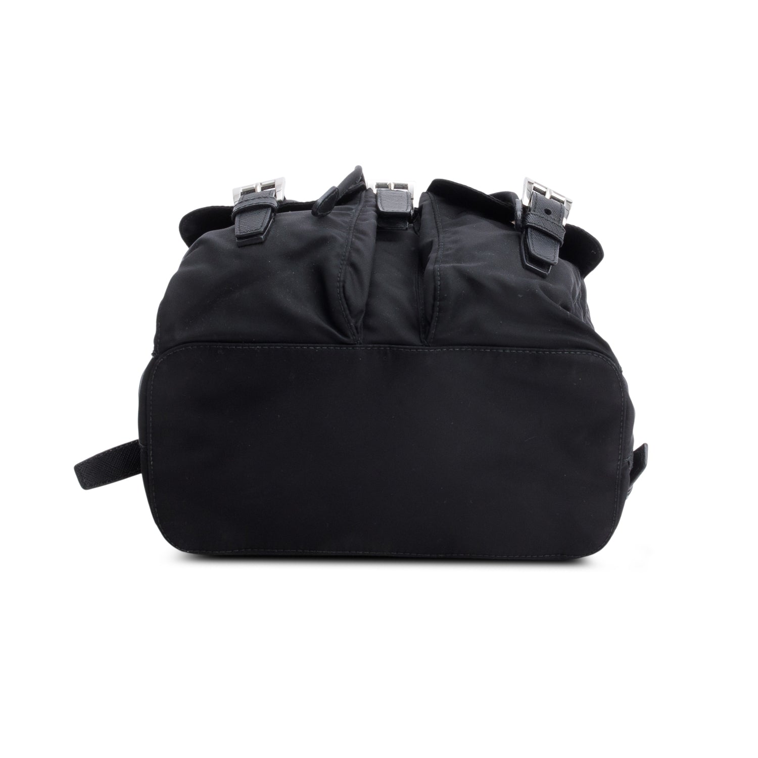 Prada Black Re-Nylon Saffiano Small Backpack