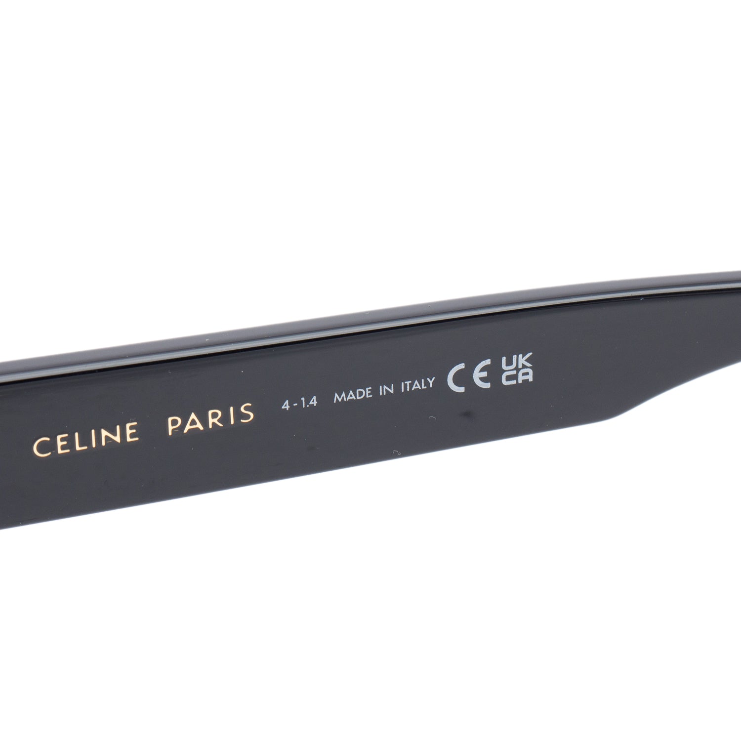 Celine CL40194U Black Acetate Triomphe 01 Oval Sunglasses w/ Box & Case