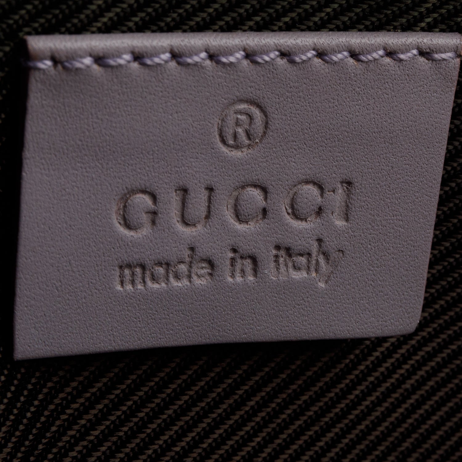 Gucci Purple GG Canvas Boat Pochette
