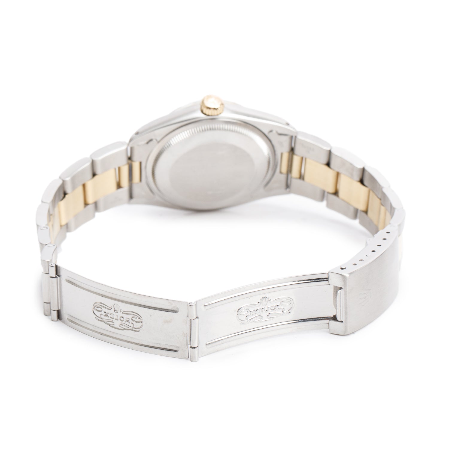 Rolex Vintage Stainless Steel & 18k Yellow Gold Air King Date 34 MM Watch 5701