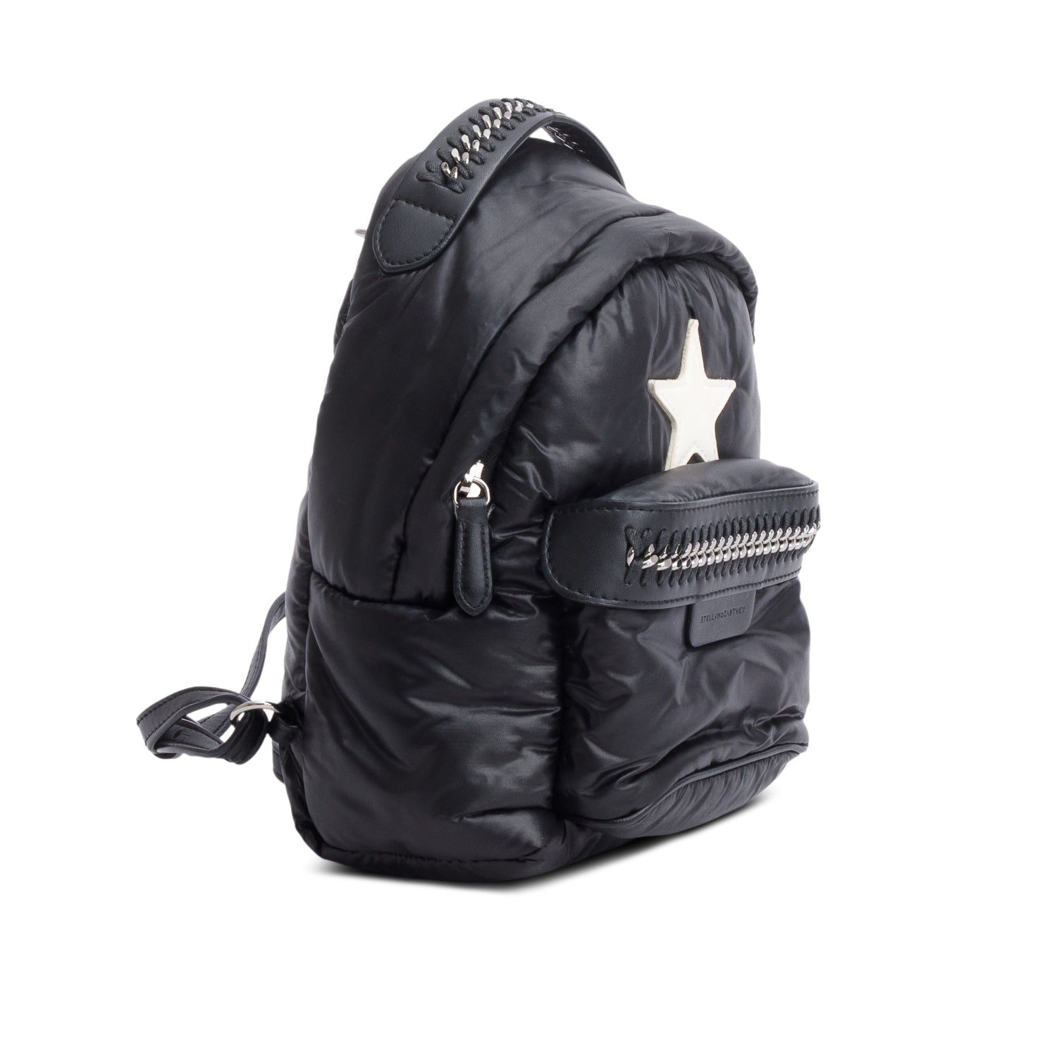 Stella McCartney Black Polyamide Falabella Go Star Backpack