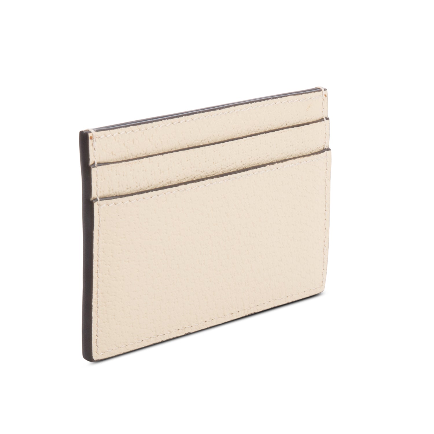 Gucci Beige Calfskin Grey Econyl Off The Grid Card Holder w/ Box