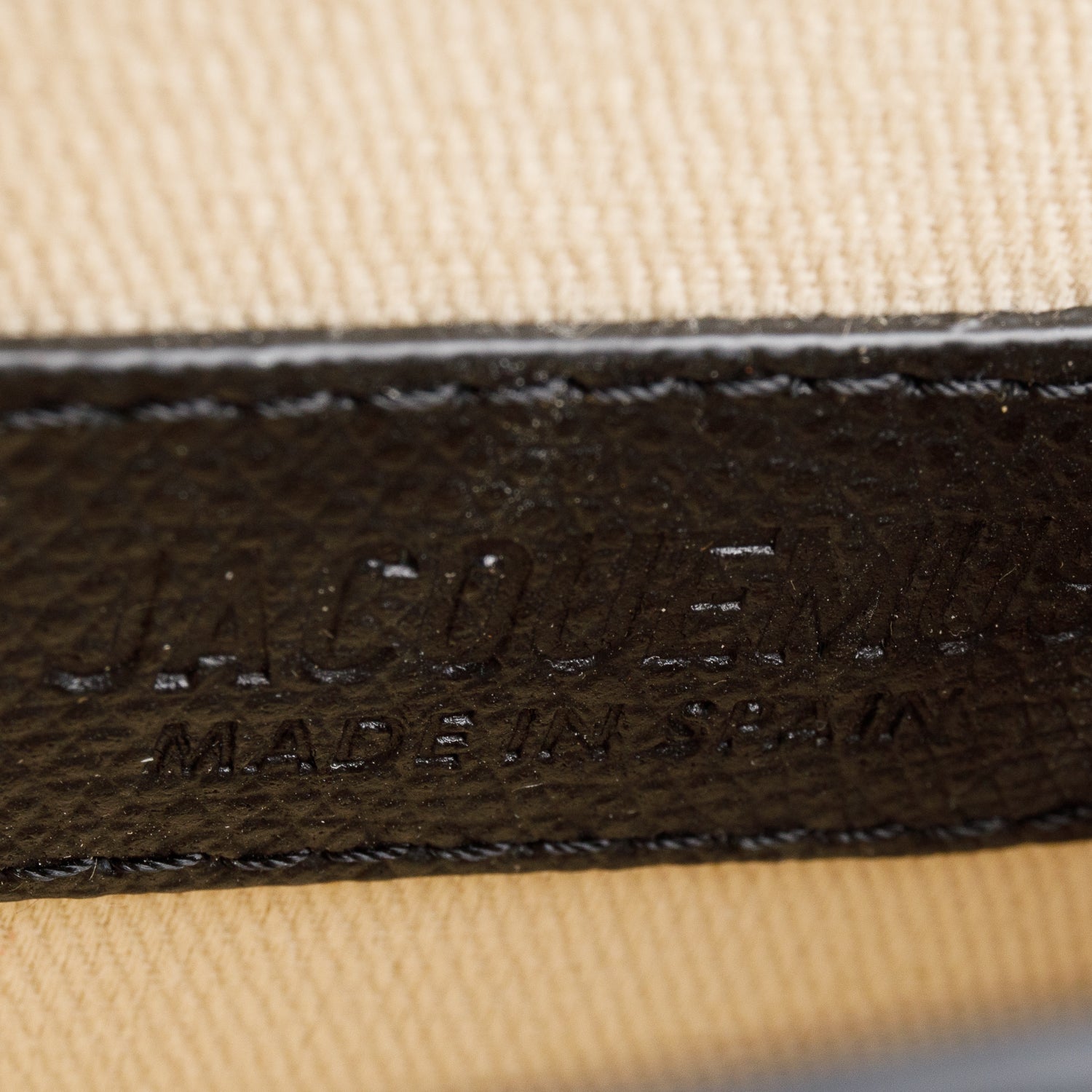 Jacquemus Black Calfskin Leather Mini Signature Le Chiquito Handle Bag w/ Strap