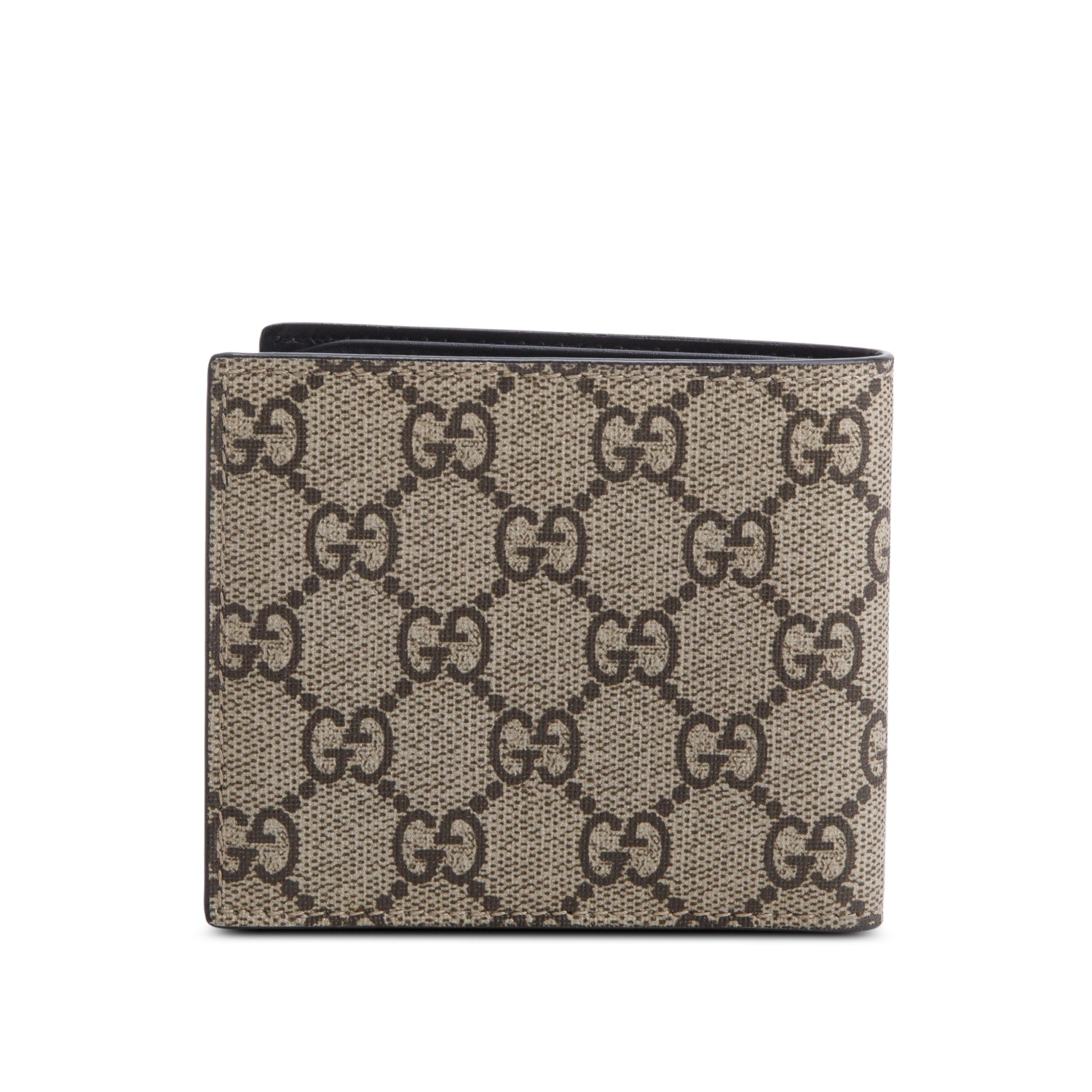 Gucci Beige & Multicolour GG Supreme Tiger Print Bifold Wallet w/ Box