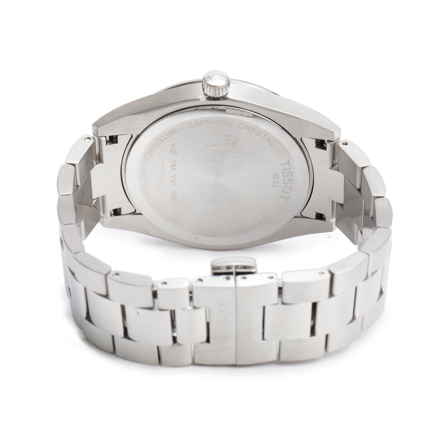 Tissot 2024 Stainless Steel Gentleman 40 MM Quartz Watch Silver Dial w/ Box & Papers