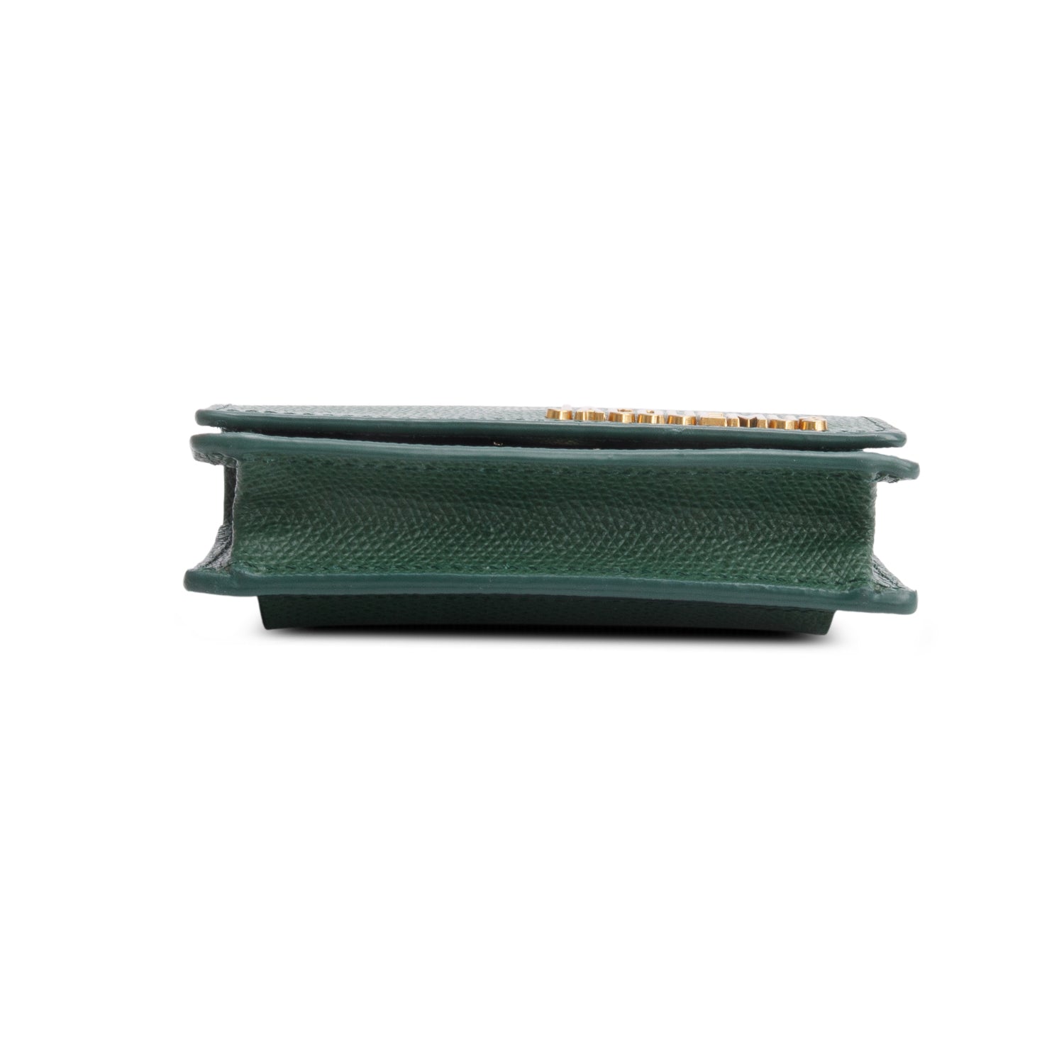 Jacquemus Green Calfskin Leather Le Ceinture Bello Bag w/ Strap
