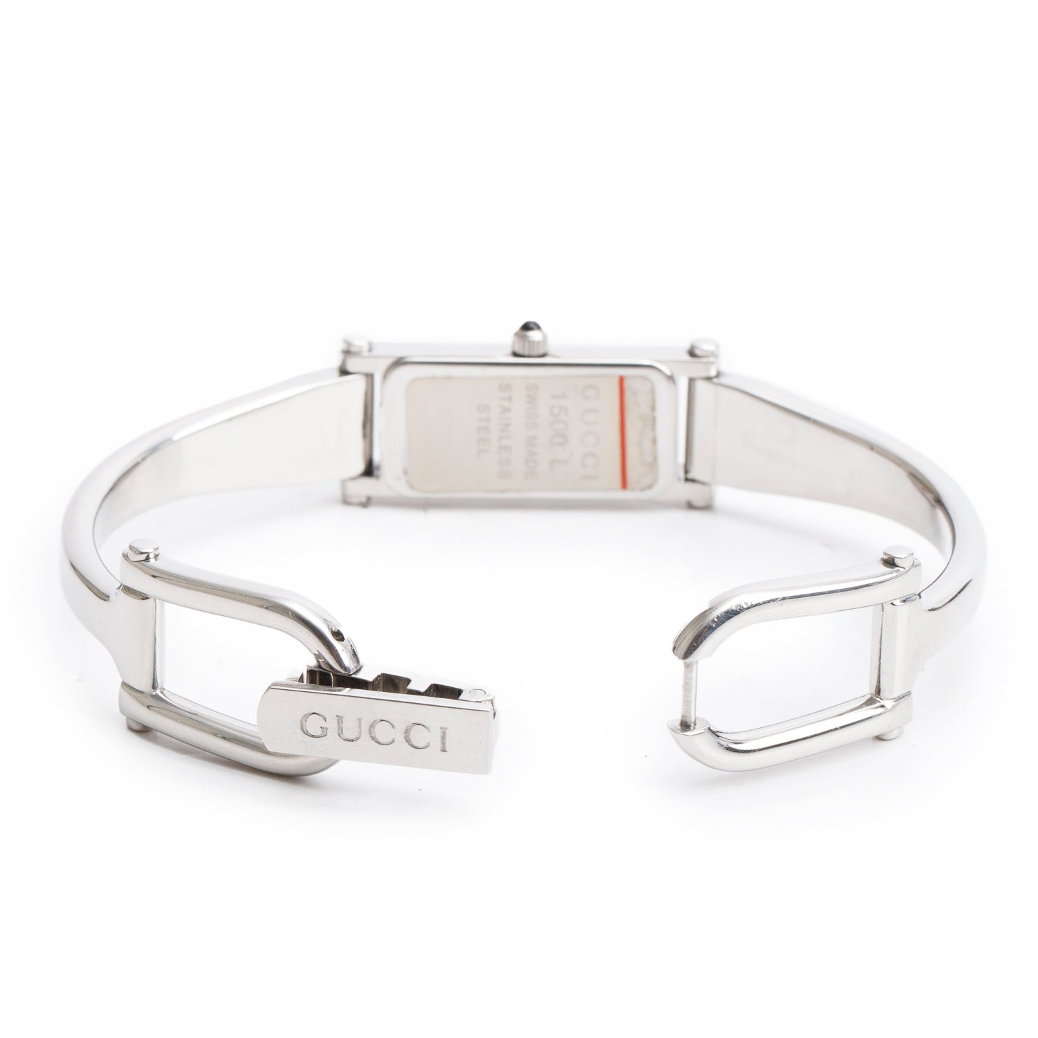 Gucci Stainless Steel 1500 Series Quartz Watch Silver Dial