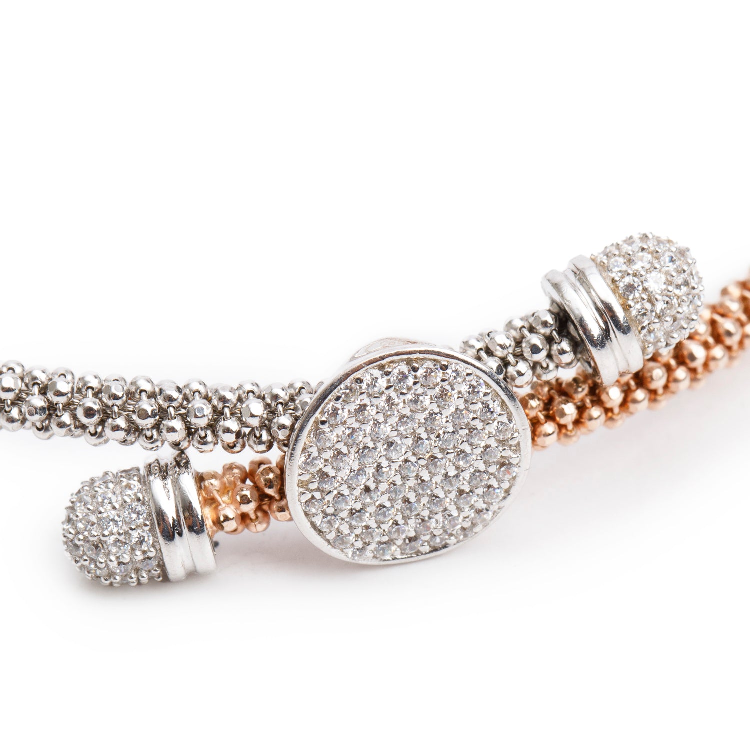 Links of London Two-Tone Sterling Silver Effervescence Star Dust CZ Bracelet
