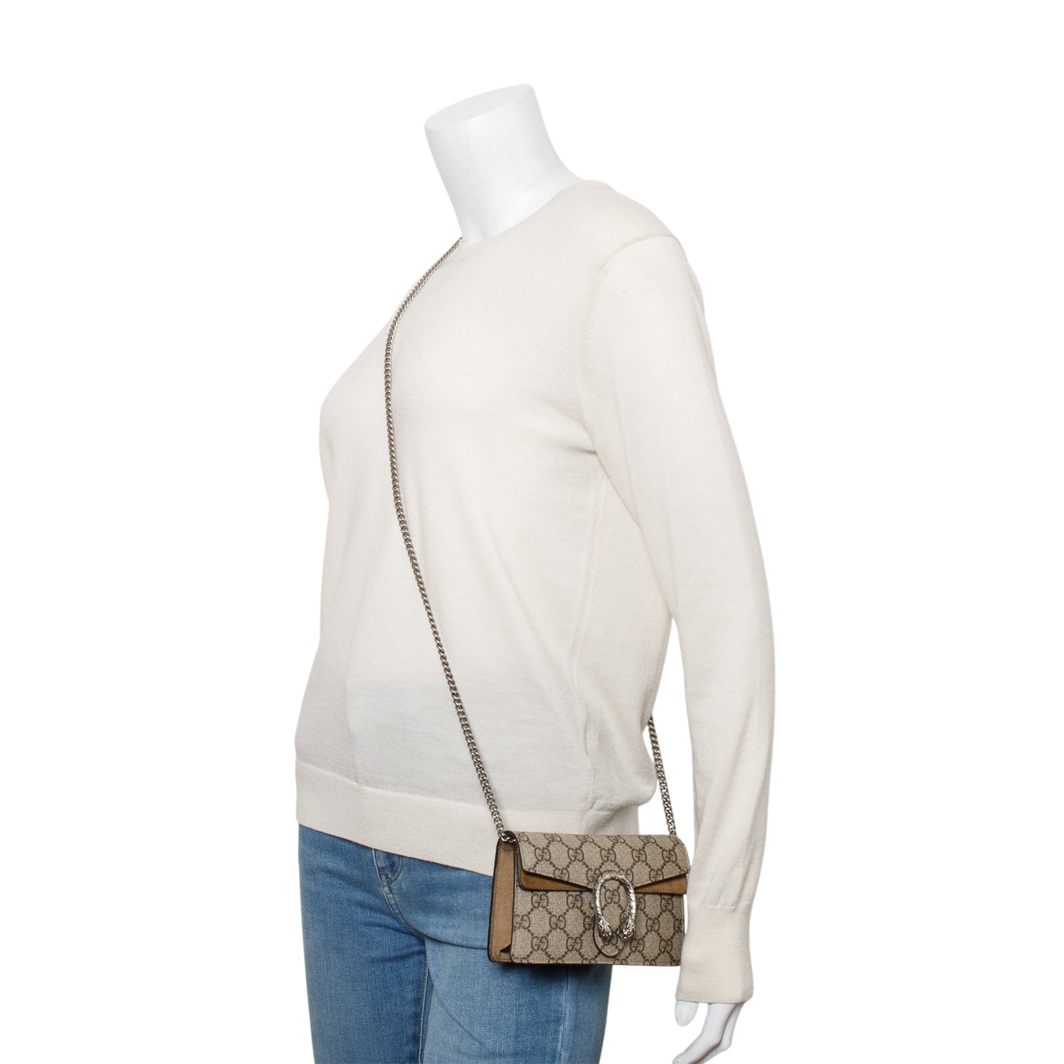 Gucci GG Supreme Dionysus Super Mini Bag w/ Box