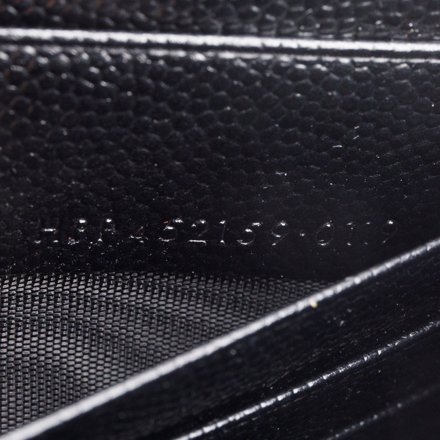 Saint Laurent Black Leather Kate Tassel Wallet on Chain