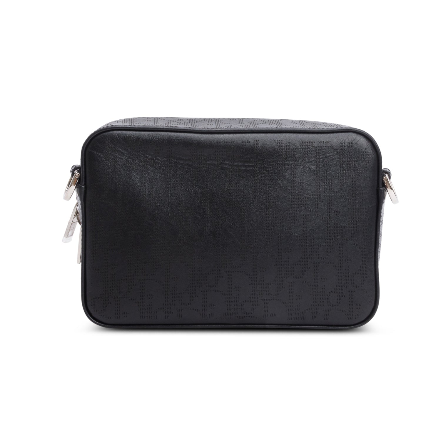 Christian Dior 2022 Black Oblique Galaxy Leather Safari Messenger Pouch w/ Strap