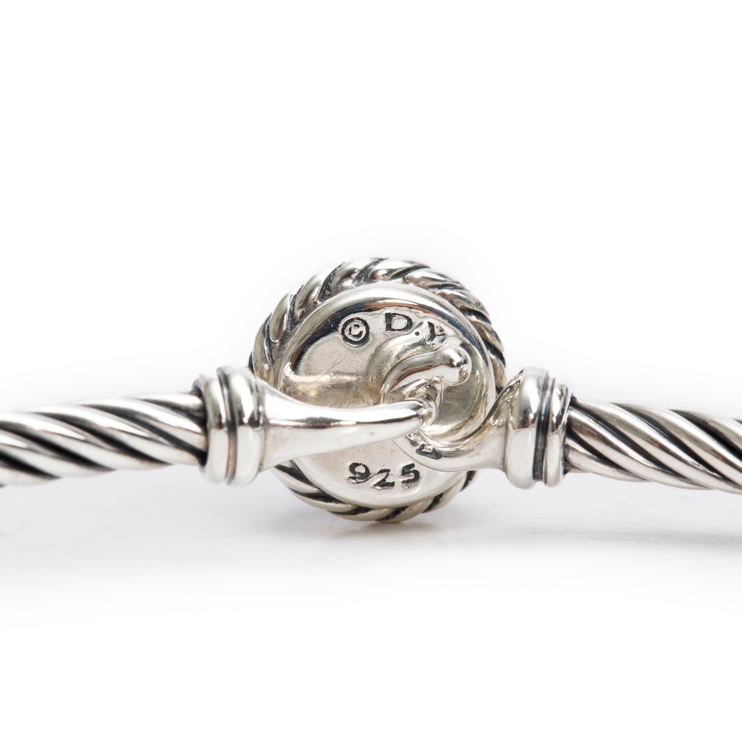 David Yurman Sterling Silver Black Orchid Chatelaine Bracelet