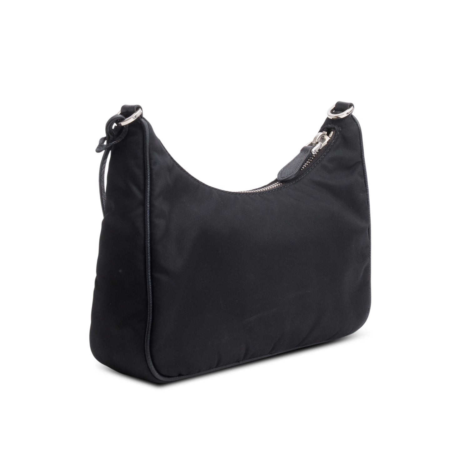 Prada Black Re-Edition 2005 Re-Nylon Bag w/ Box