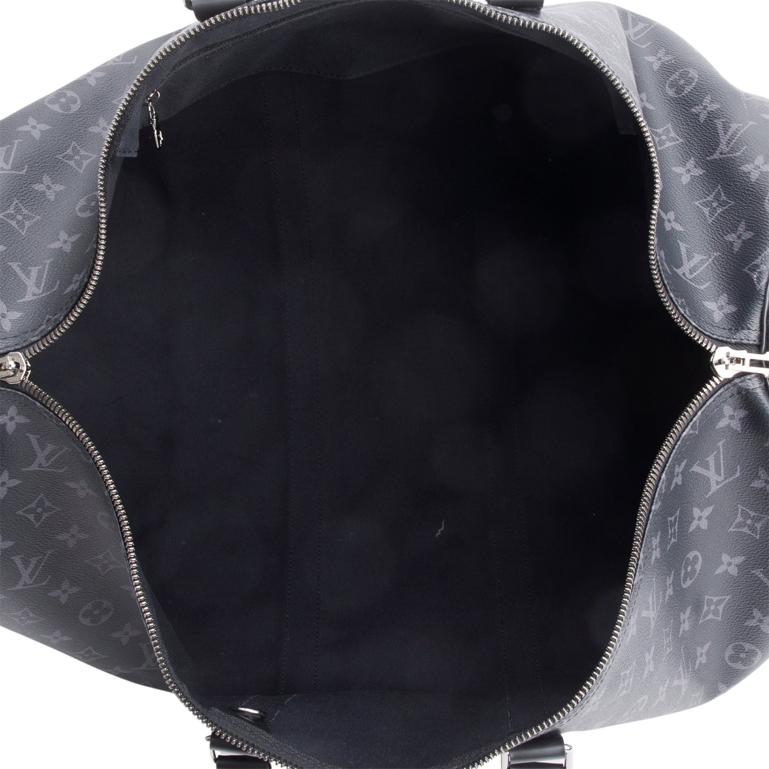 Louis Vuitton Monogram Eclipse Keepall Bandouliere 55 w/ Strap
