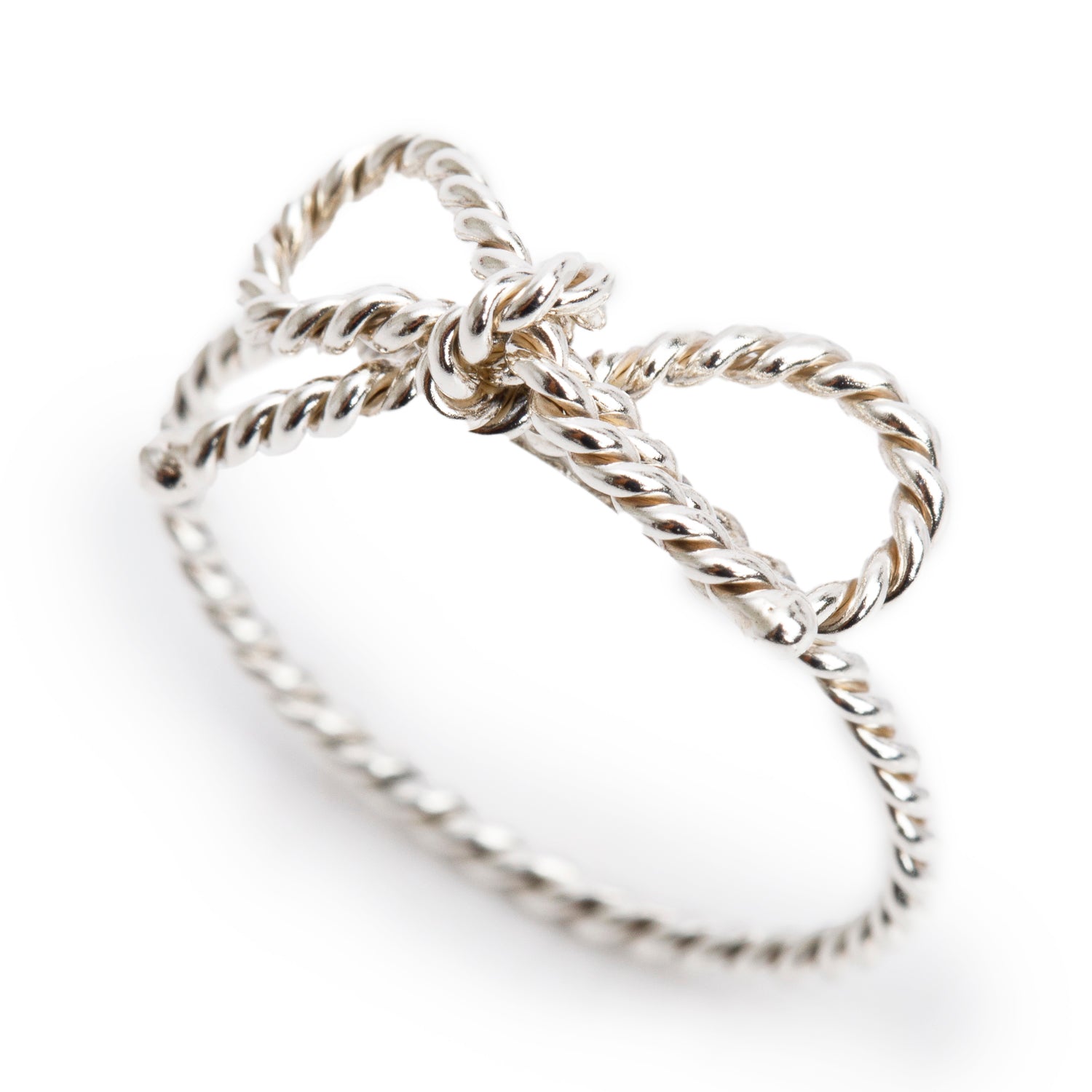 Tiffany & Co. Sterling Silver Bow Ring, Size 8
