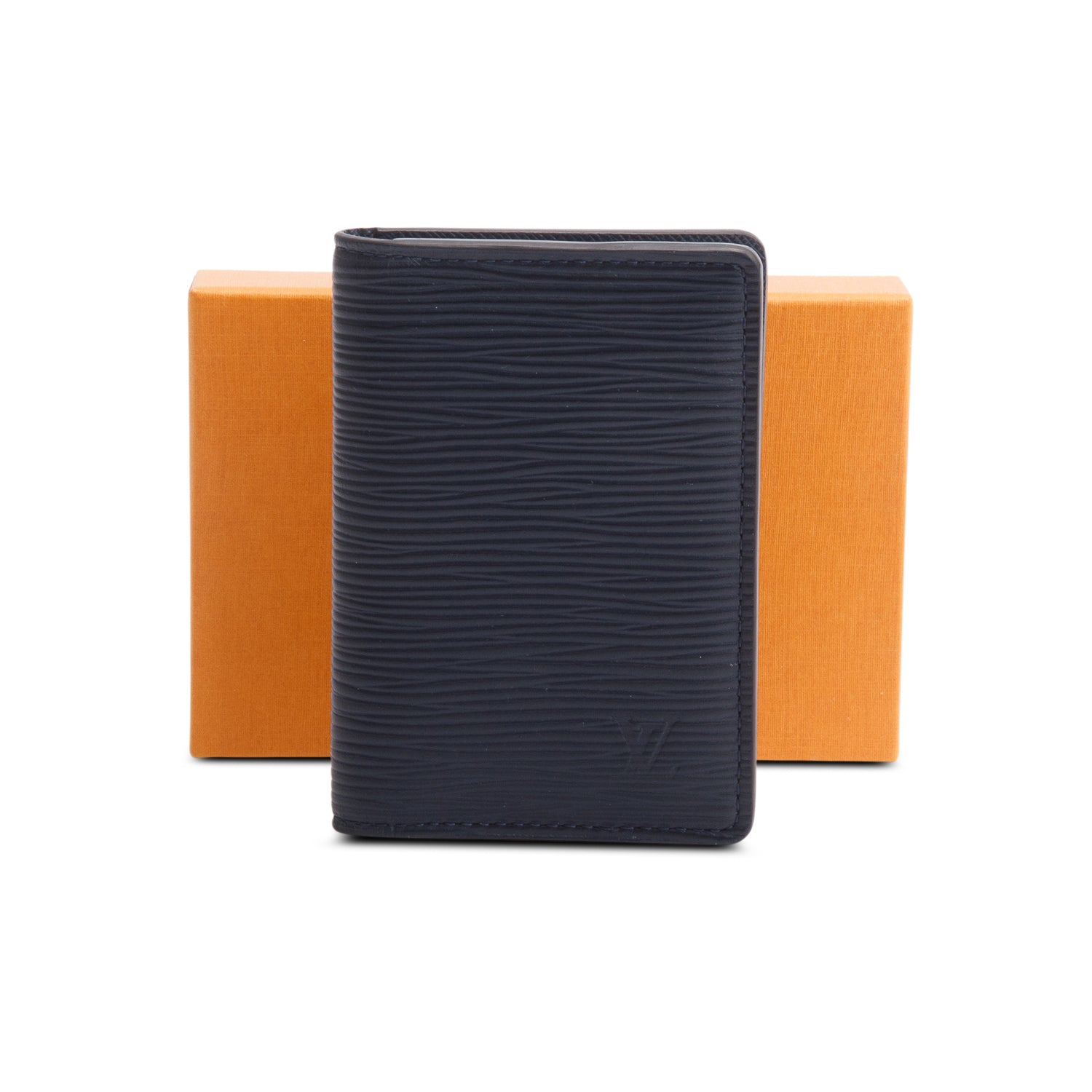 Louis Vuitton Navy Epi Leather Pocket Organizer w/ Box