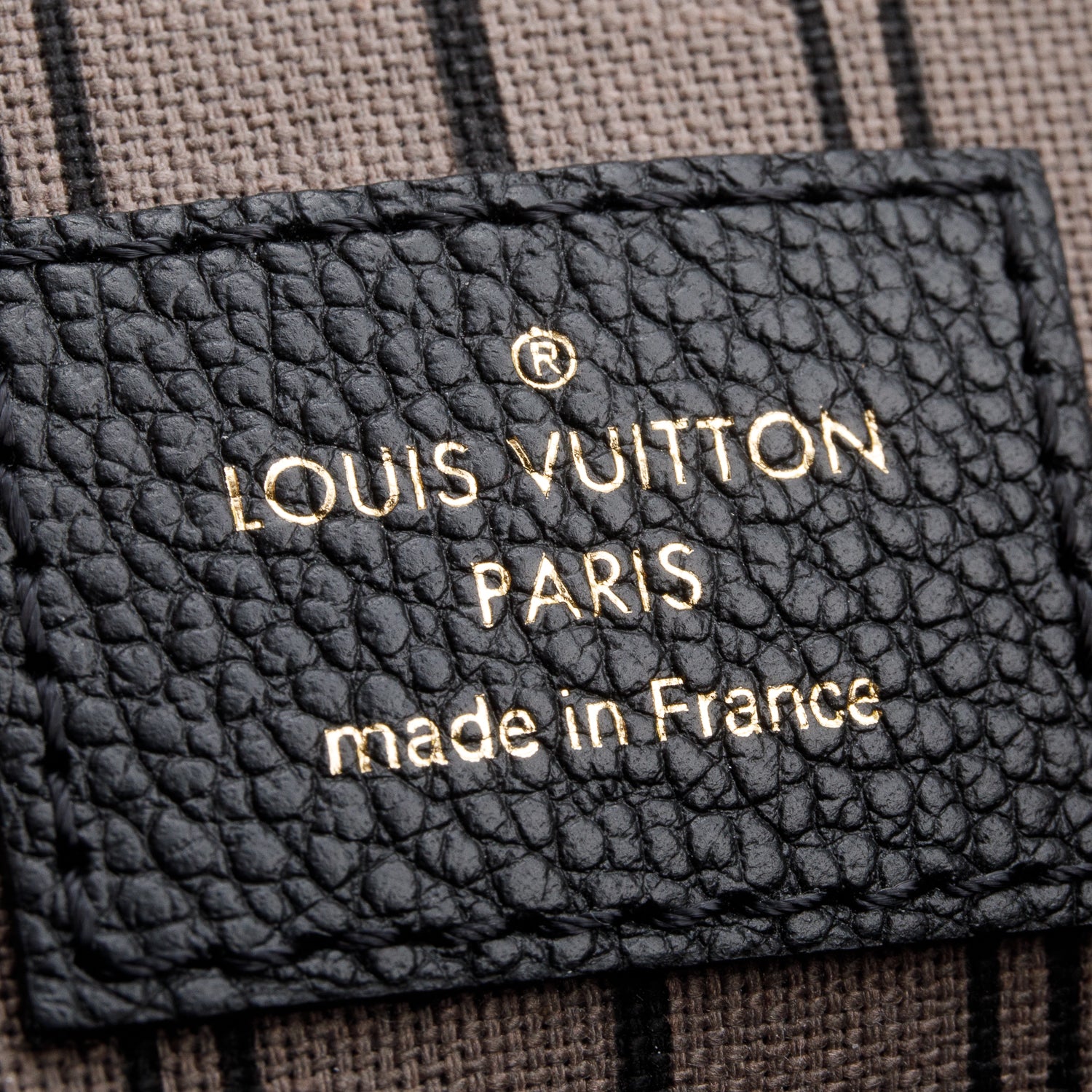 Louis Vuitton 2020 Black Monogram Empreinte Leather Pochette Metis w/ Box