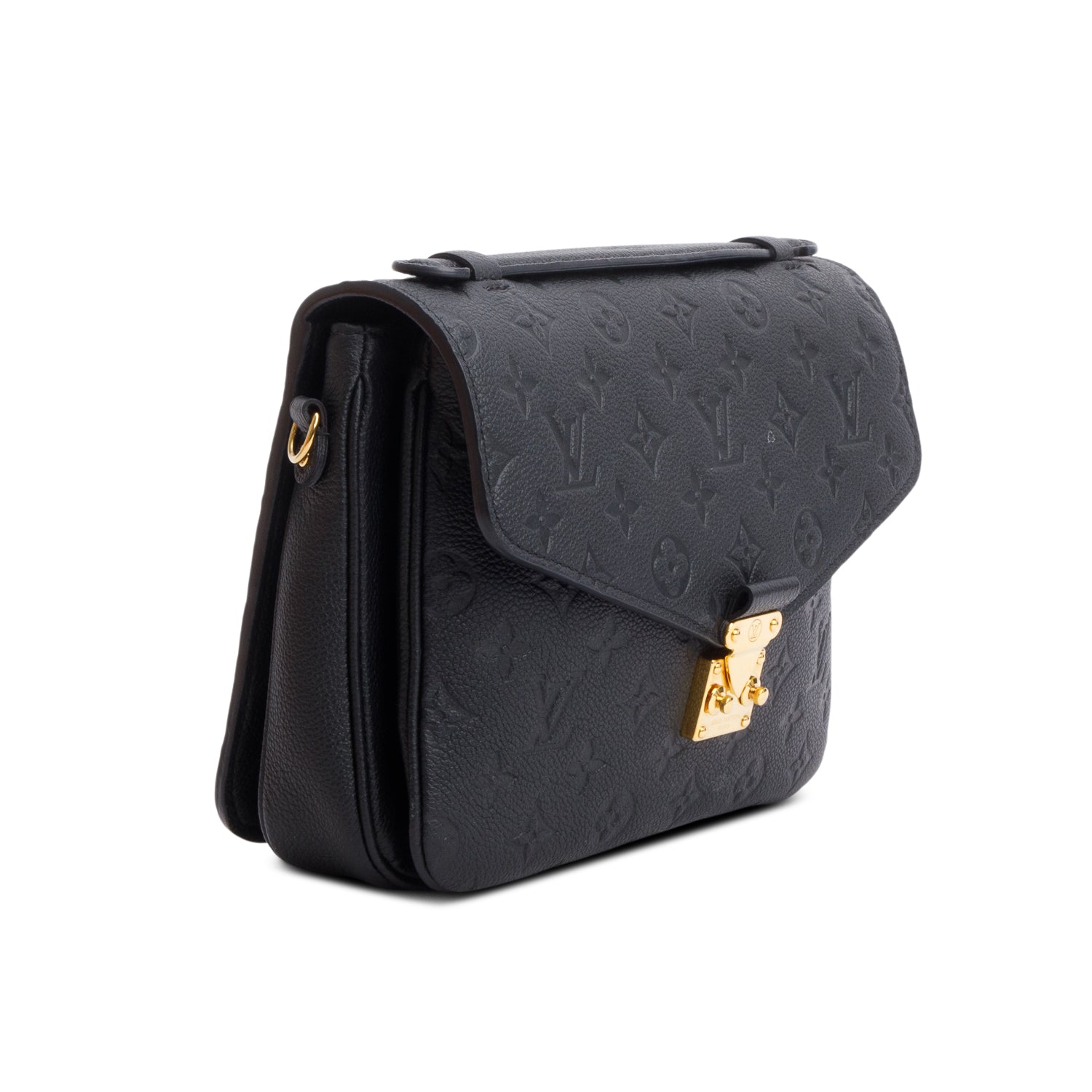 Louis Vuitton 2020 Black Monogram Empreinte Leather Pochette Metis w/ Box