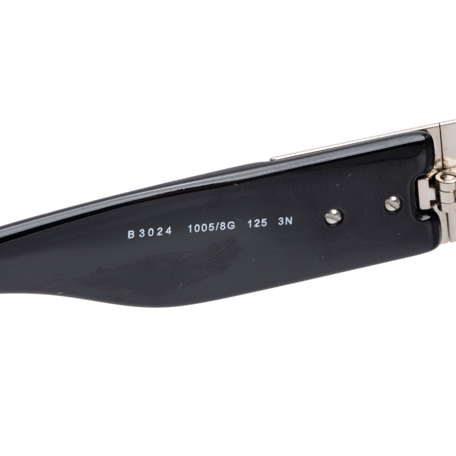 Burberry BE 3024 Black Acetate Logo Shield Sunglasses w/ Case